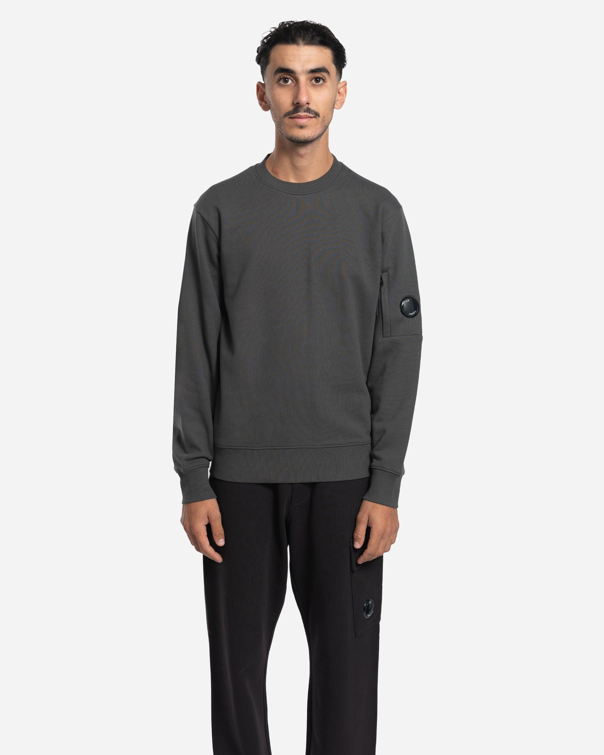 Sweatshirt Ras du Cou en Coton Brossé