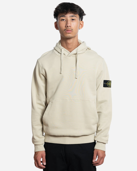 Hoodie Patch Logo Beige