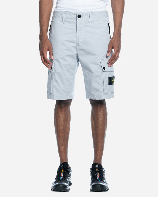 Logo Patch Cotton Cargo Shorts