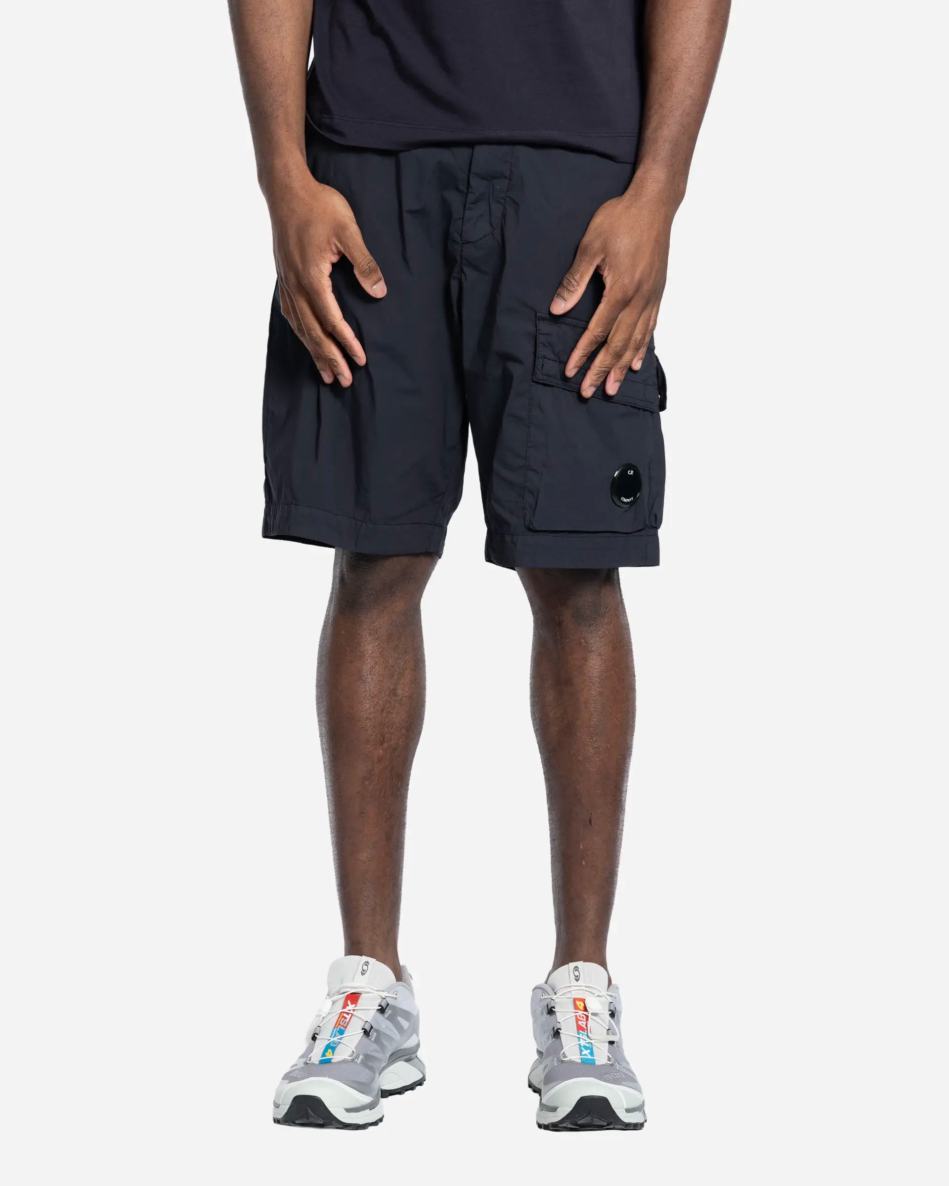 Cotton Gabardine Cargo Shorts