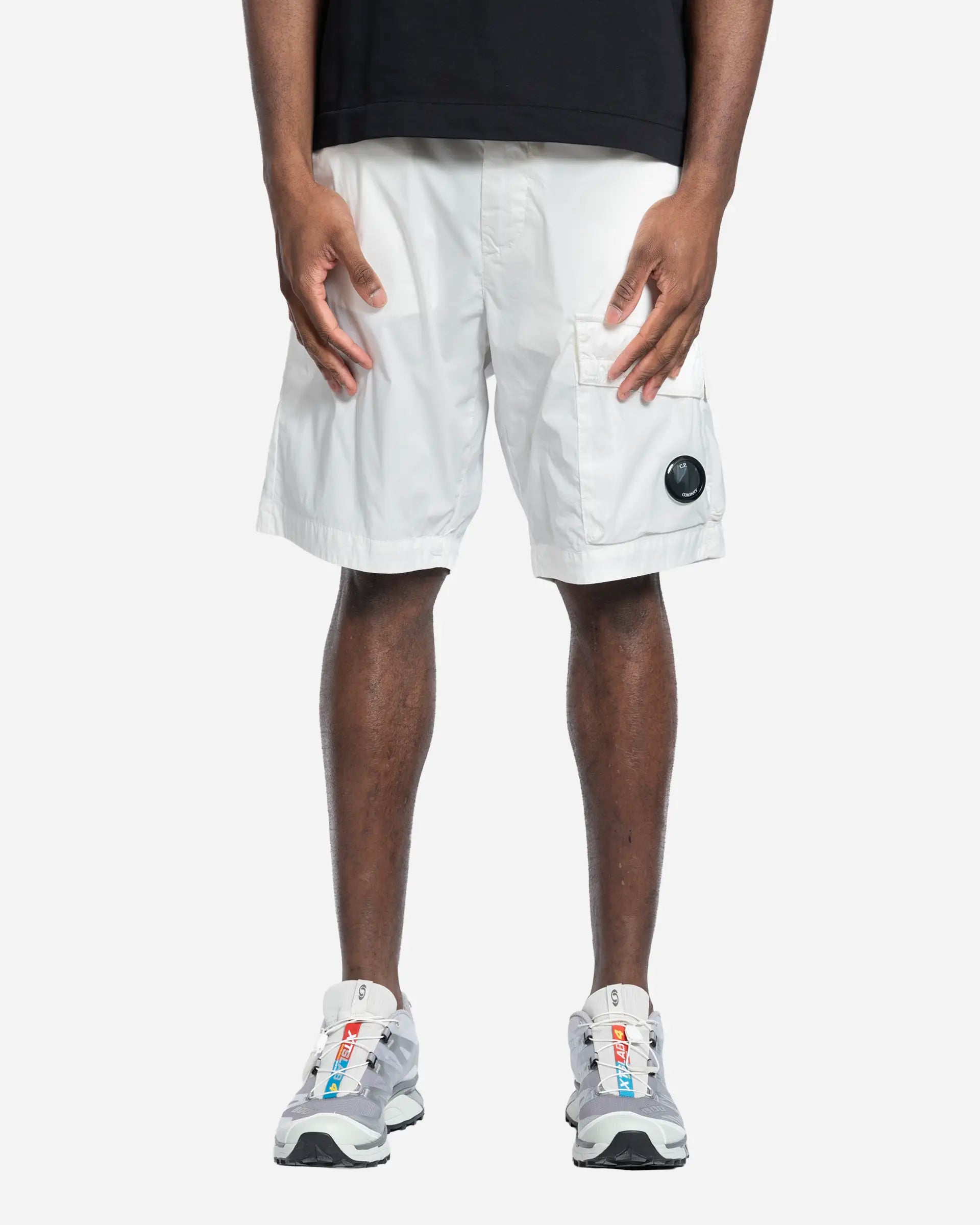 Cotton Gabardine Cargo Shorts