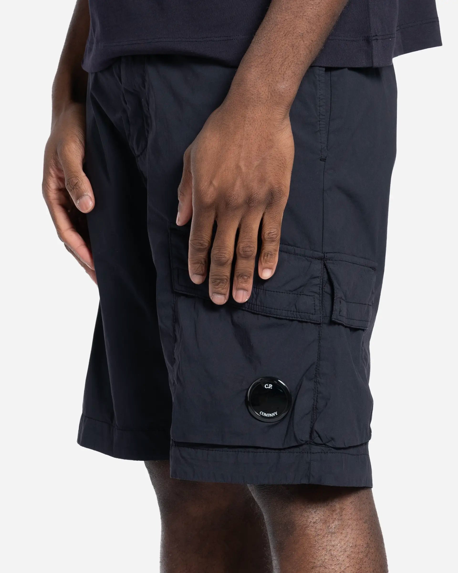 Cotton Gabardine Cargo Shorts