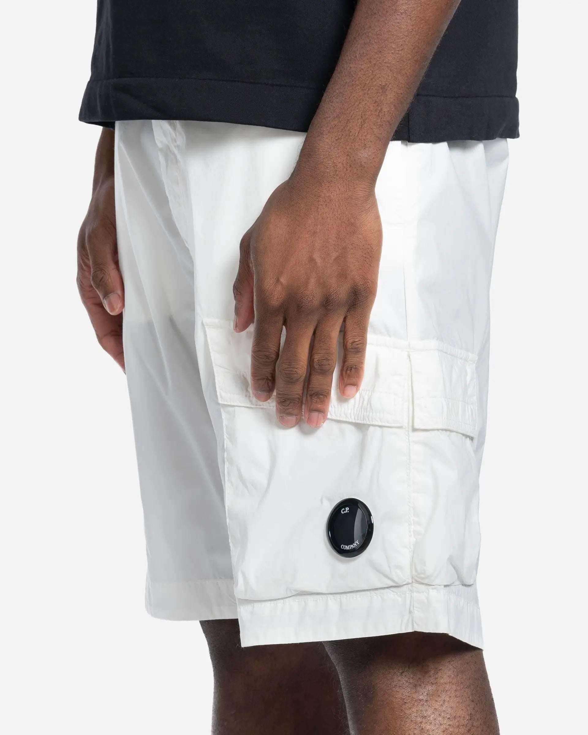 Cotton Gabardine Cargo Shorts