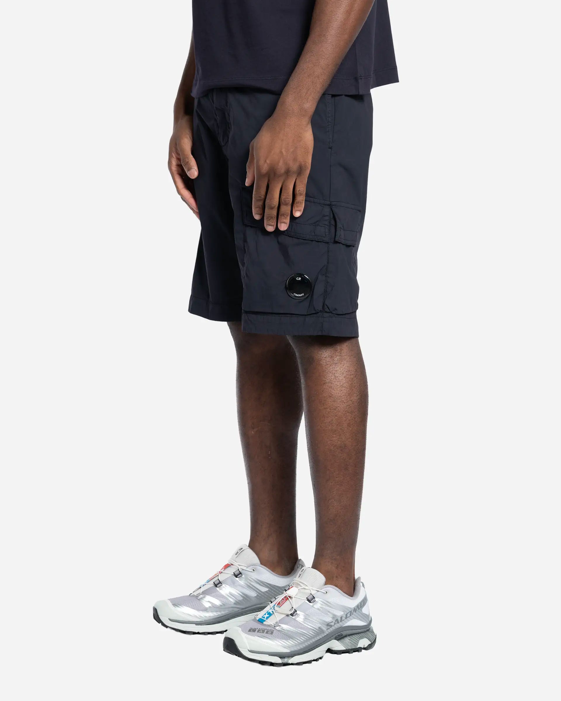 Cotton Gabardine Cargo Shorts
