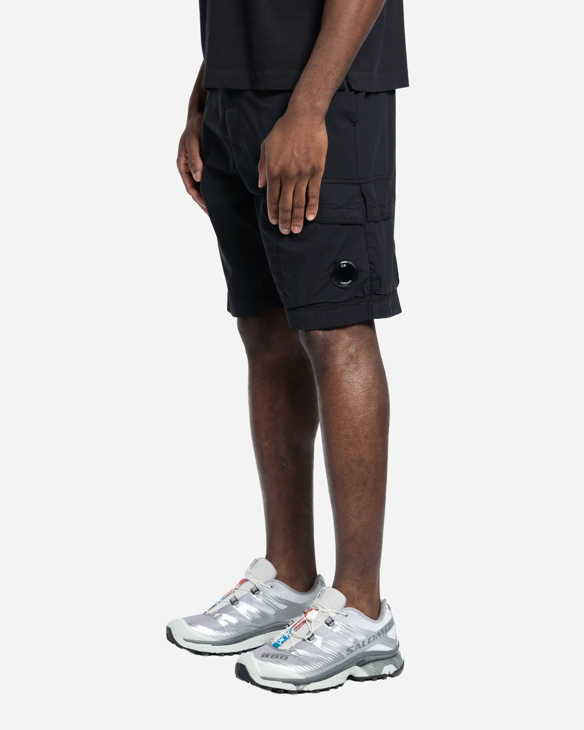 Cotton Gabardine Cargo Shorts