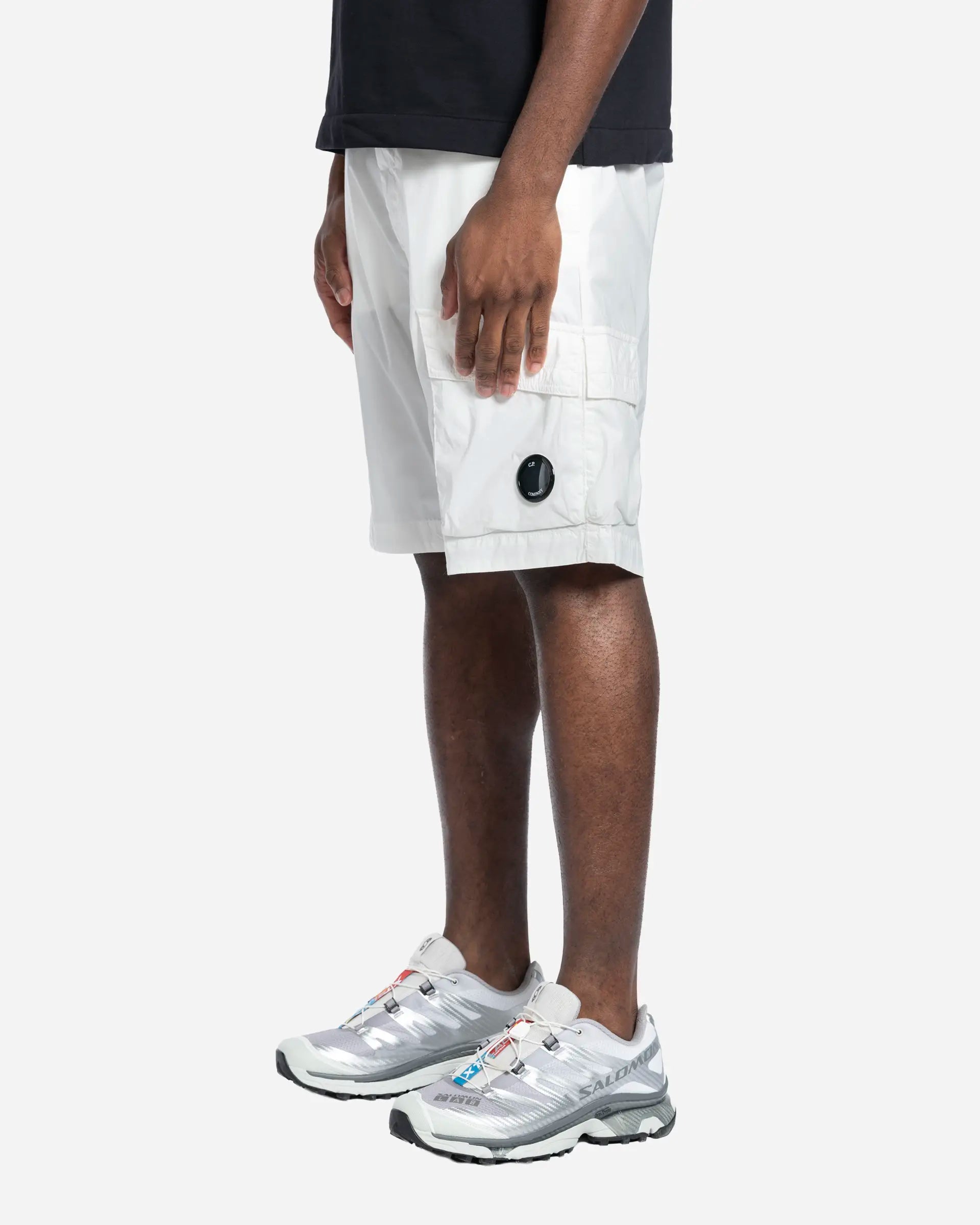 Cotton Gabardine Cargo Shorts