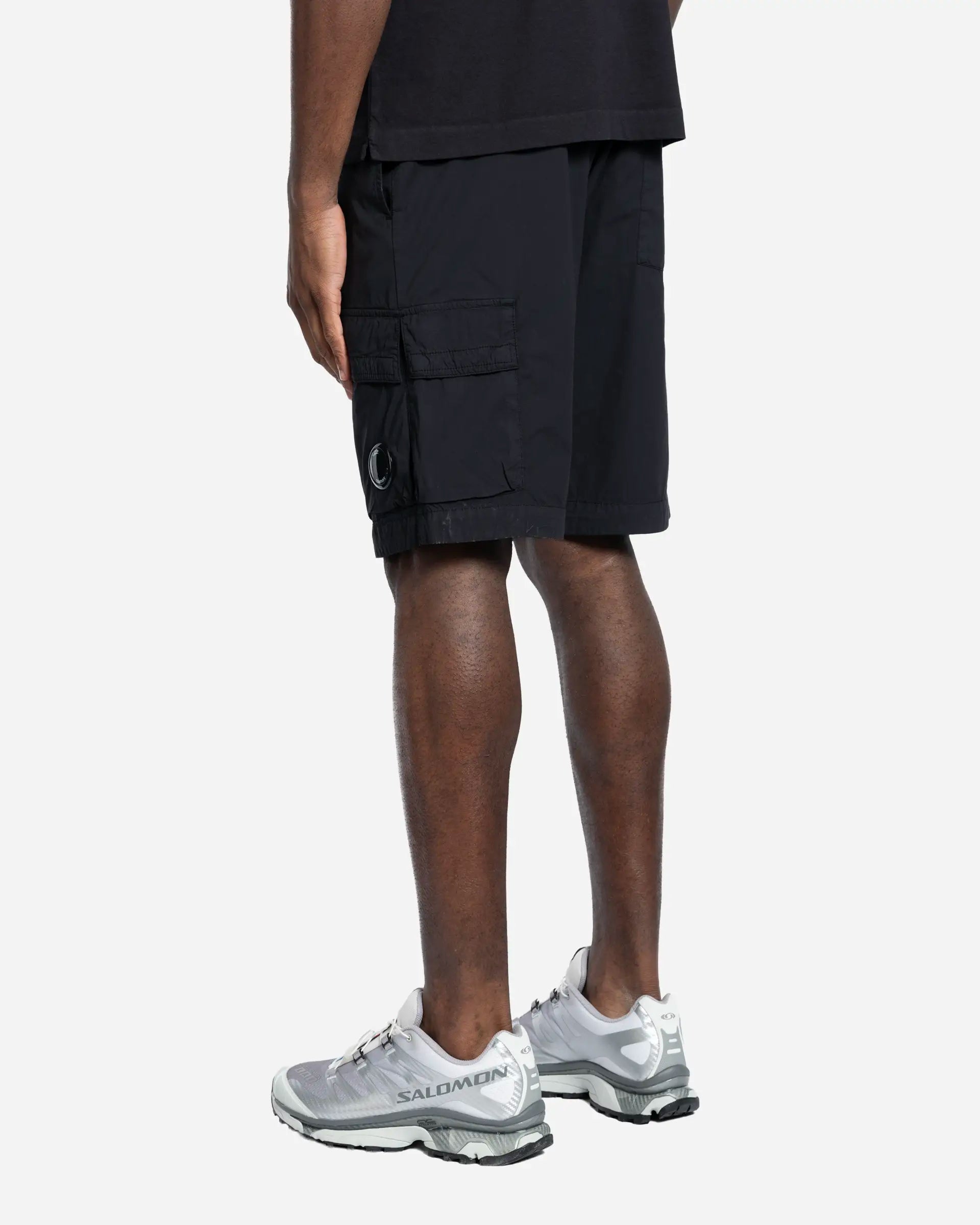 Cotton Gabardine Cargo Shorts