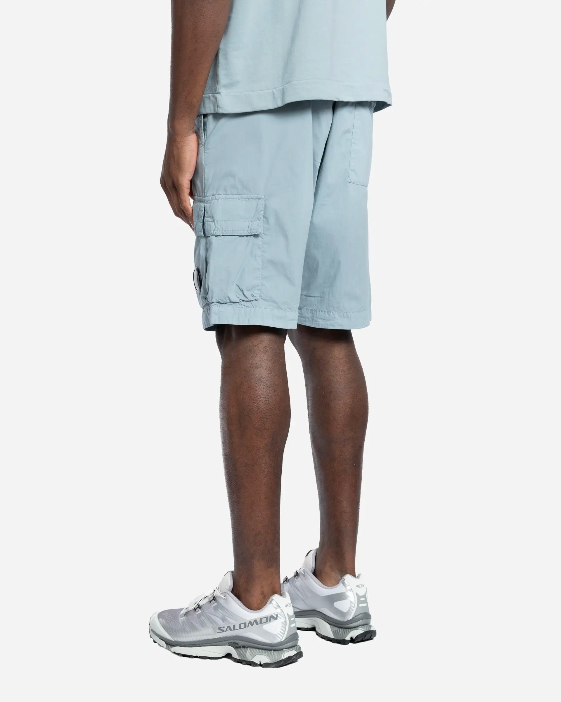 Cotton Gabardine Cargo Shorts