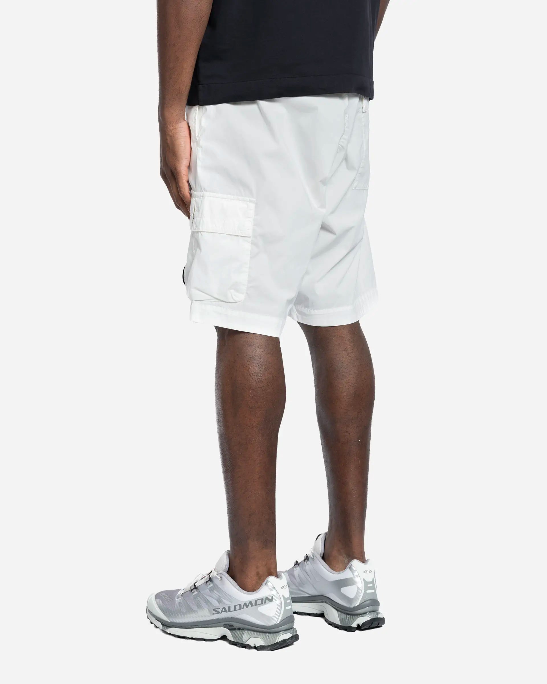 Cotton Gabardine Cargo Shorts