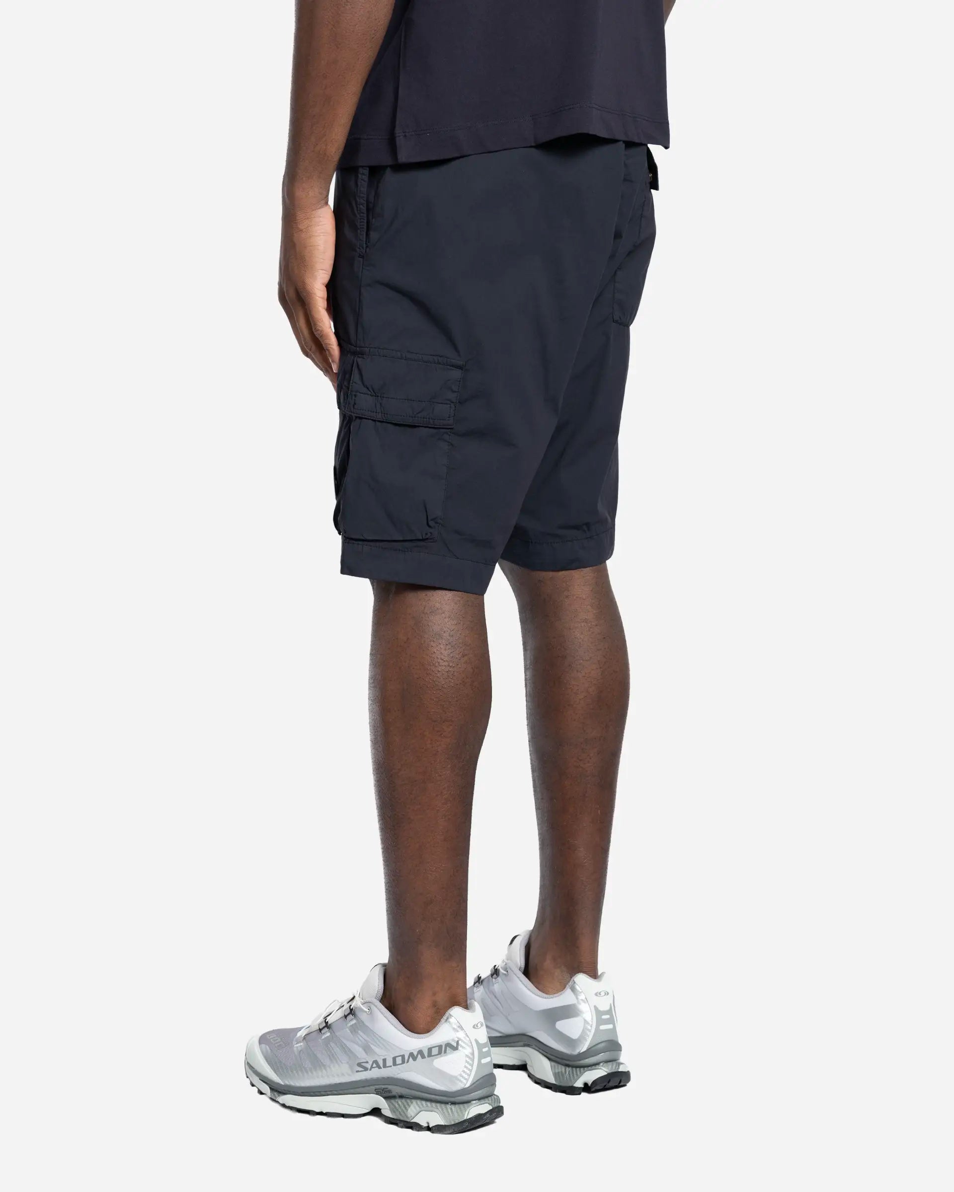 Cotton Gabardine Cargo Shorts