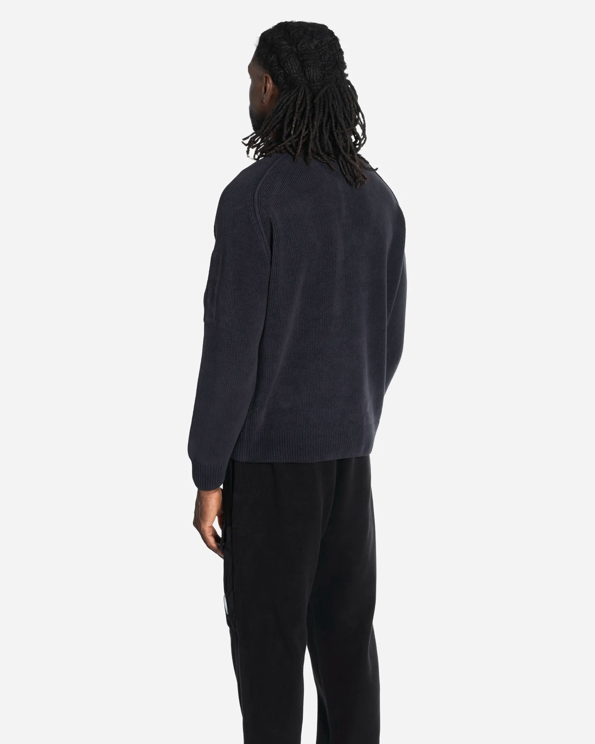 Pull à Col Polo en Coton Chenille