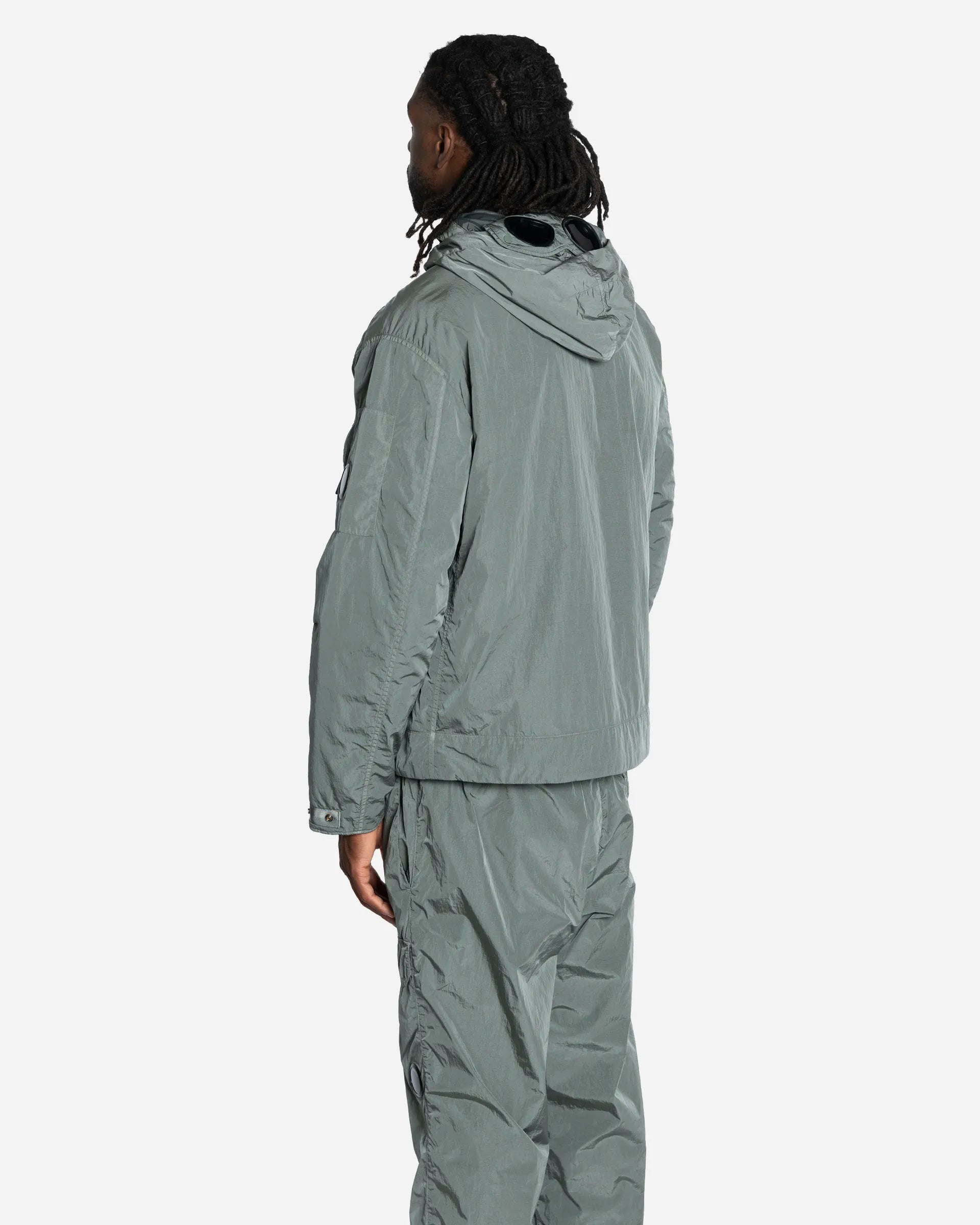Veste à Capuche Goggle en Heavy Chrome-R