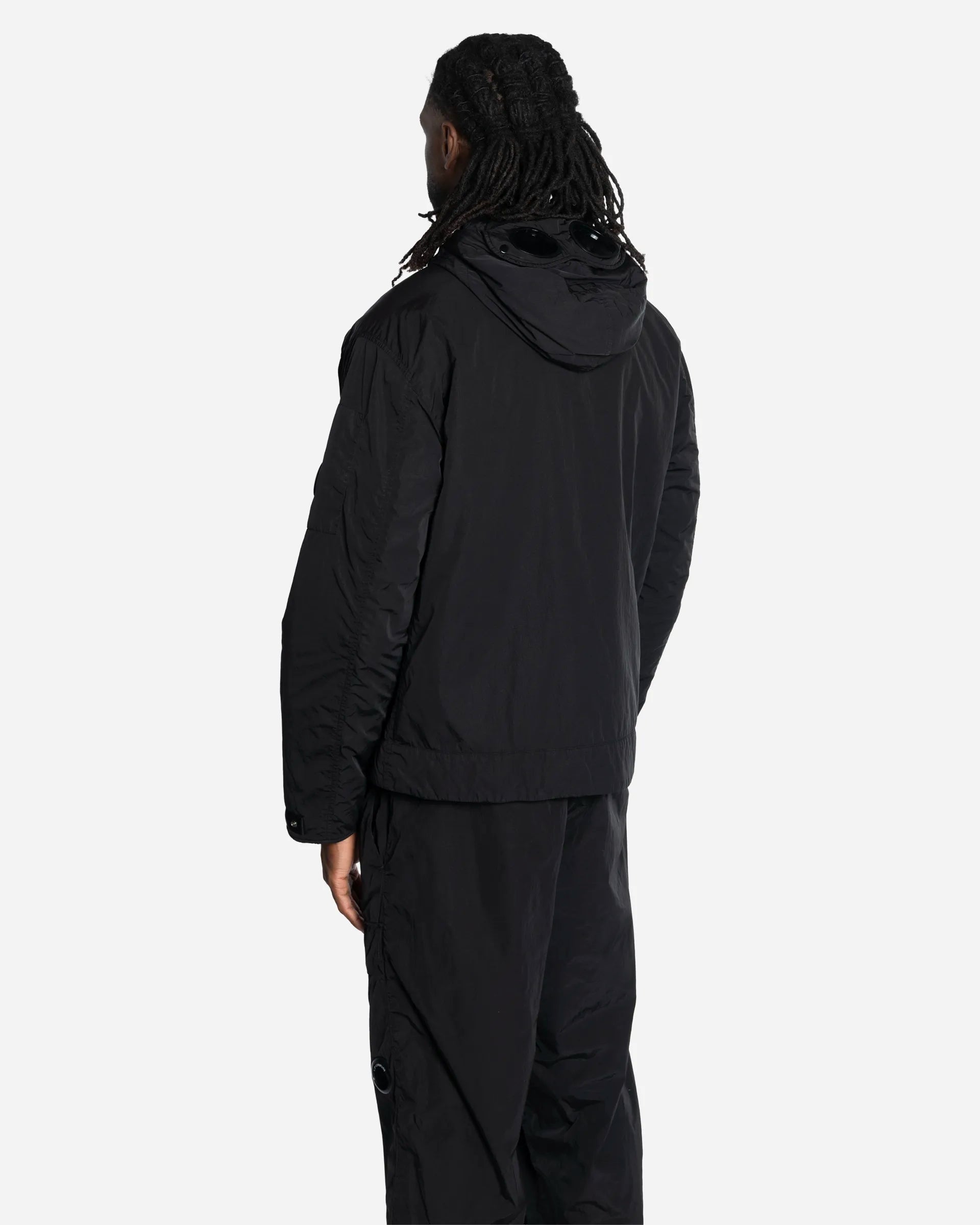 Veste à Capuche Goggle en Heavy Chrome-R
