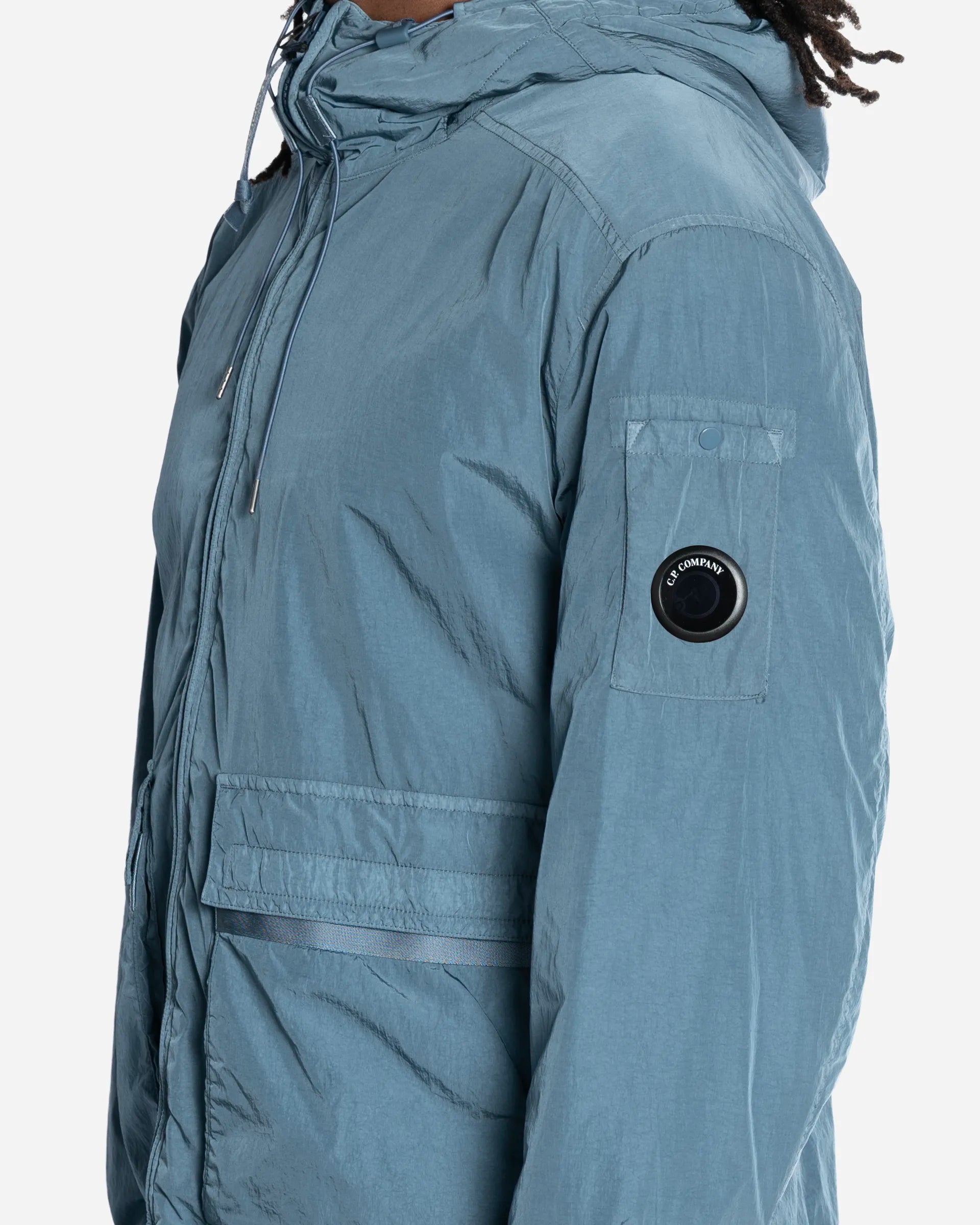 Veste à Capuche en Chrome-R Lens Orion Blue