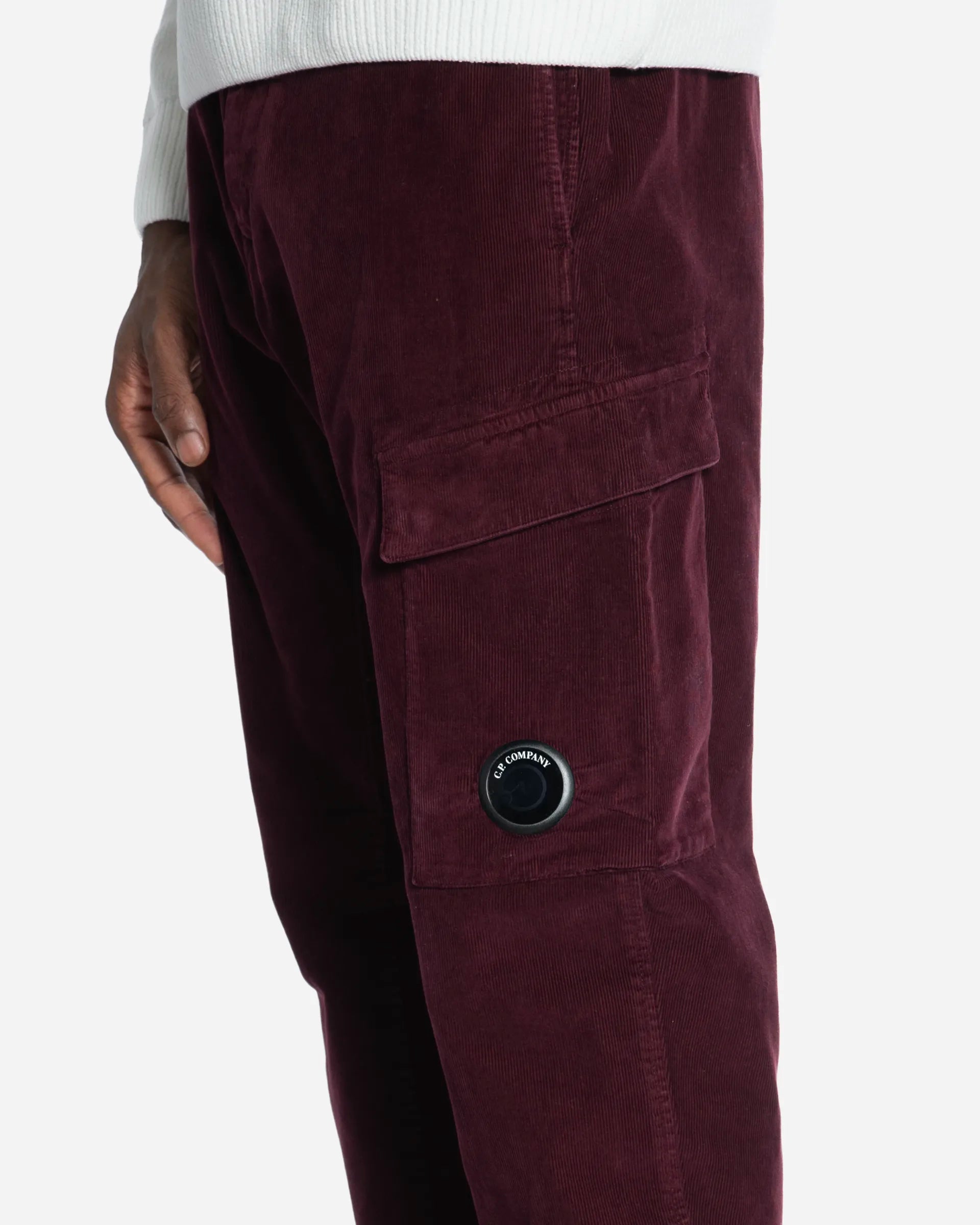 Pantalon Cargo en Velours Côtelé