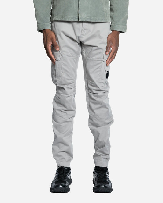 Pantalon Cargo Lens en Coton Stretch Flint Grey