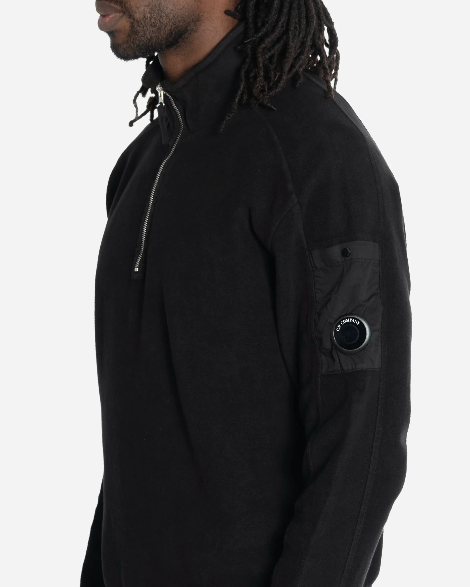 Sweat-Shirt à Demi-Zip Lens
