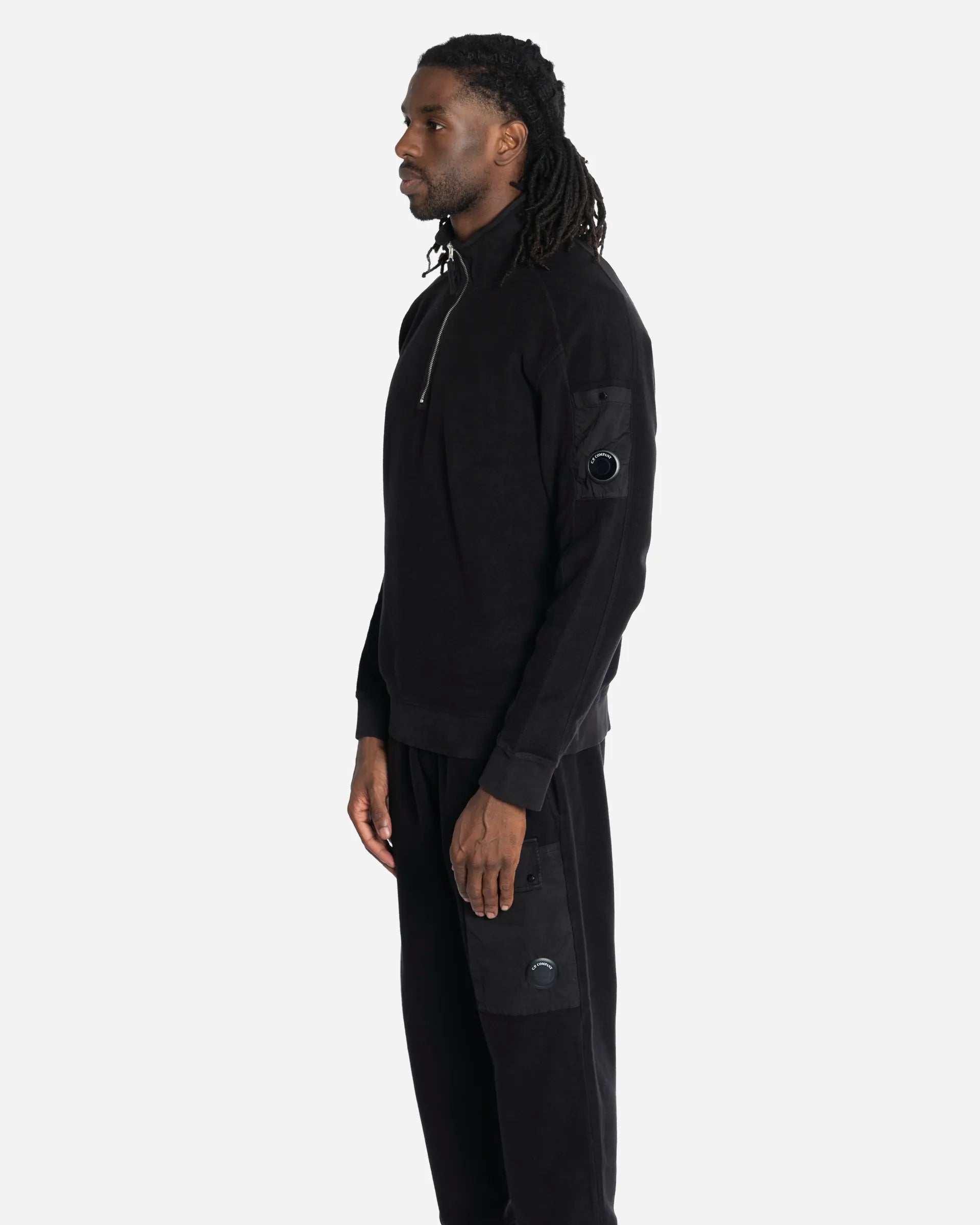 Sweat-Shirt à Demi-Zip Lens