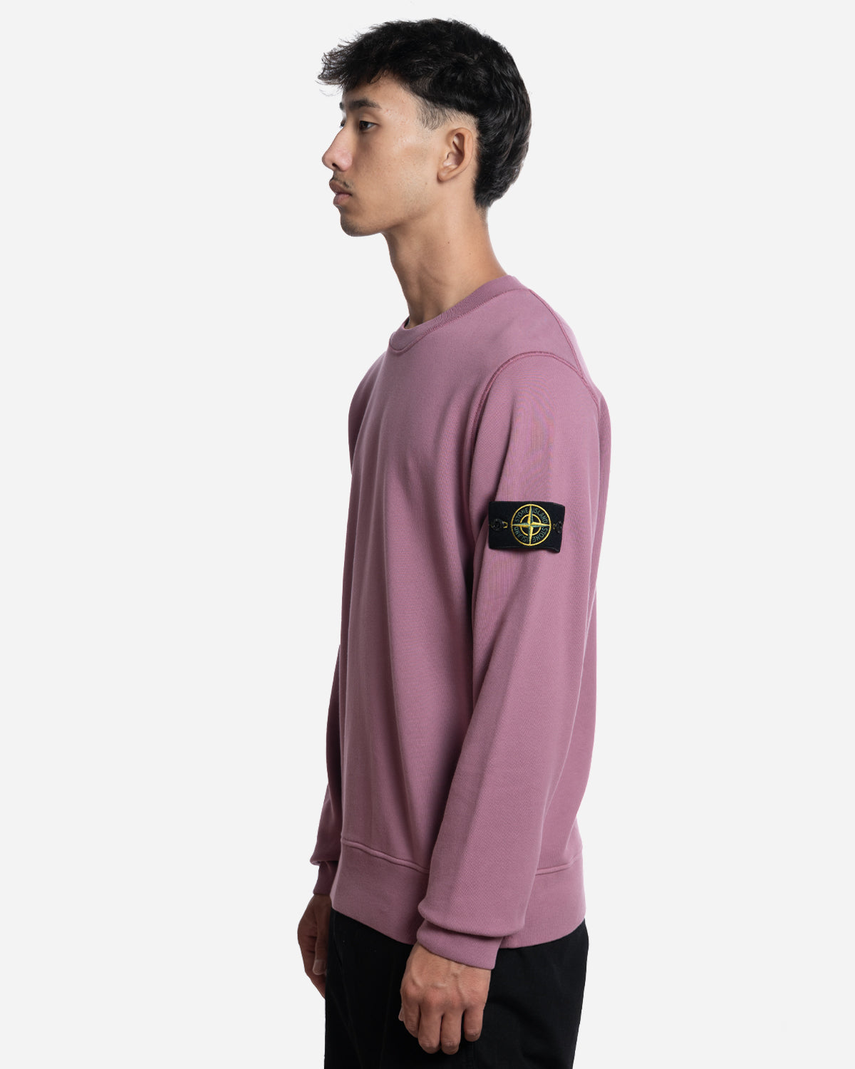 Crewneck Patch Logo Rose