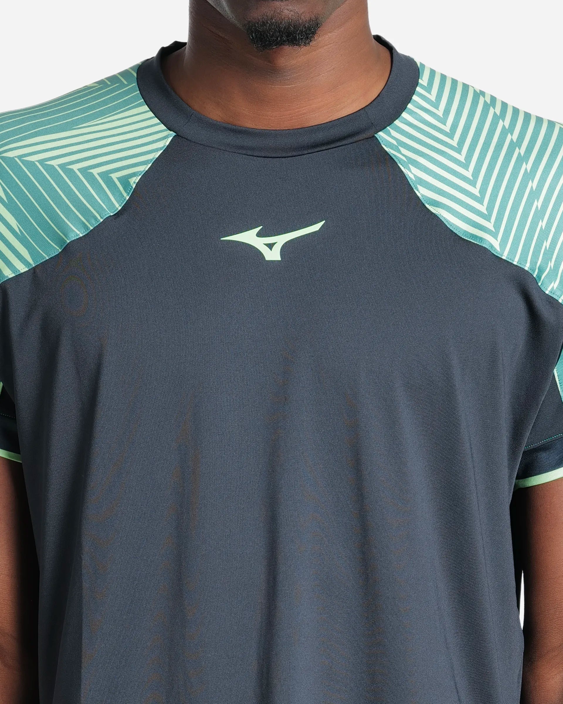 Tennis Shadow S/Sleeve Tee Black/Green