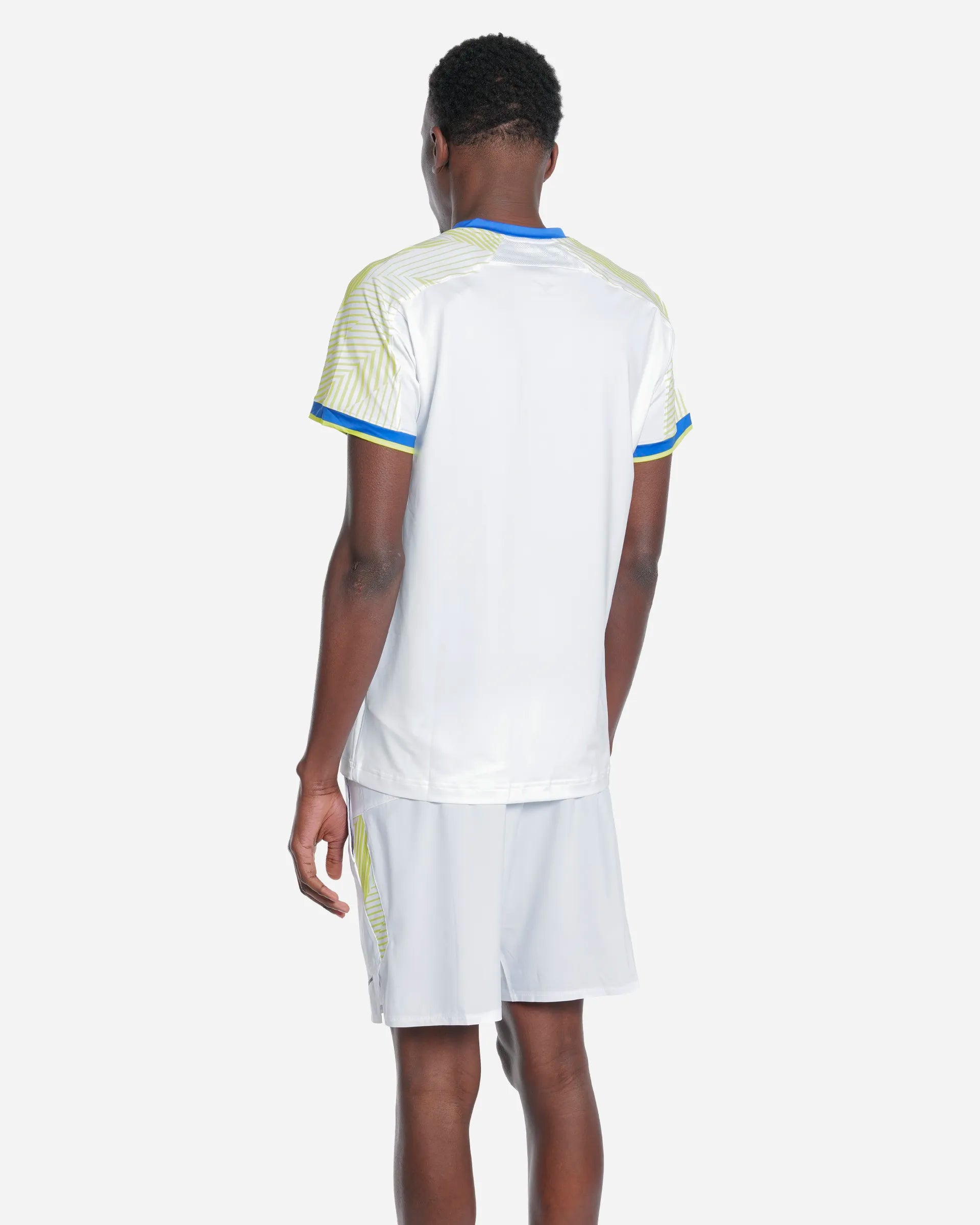Tennis Shadow S/Sleeve Tee White/Blue/Green