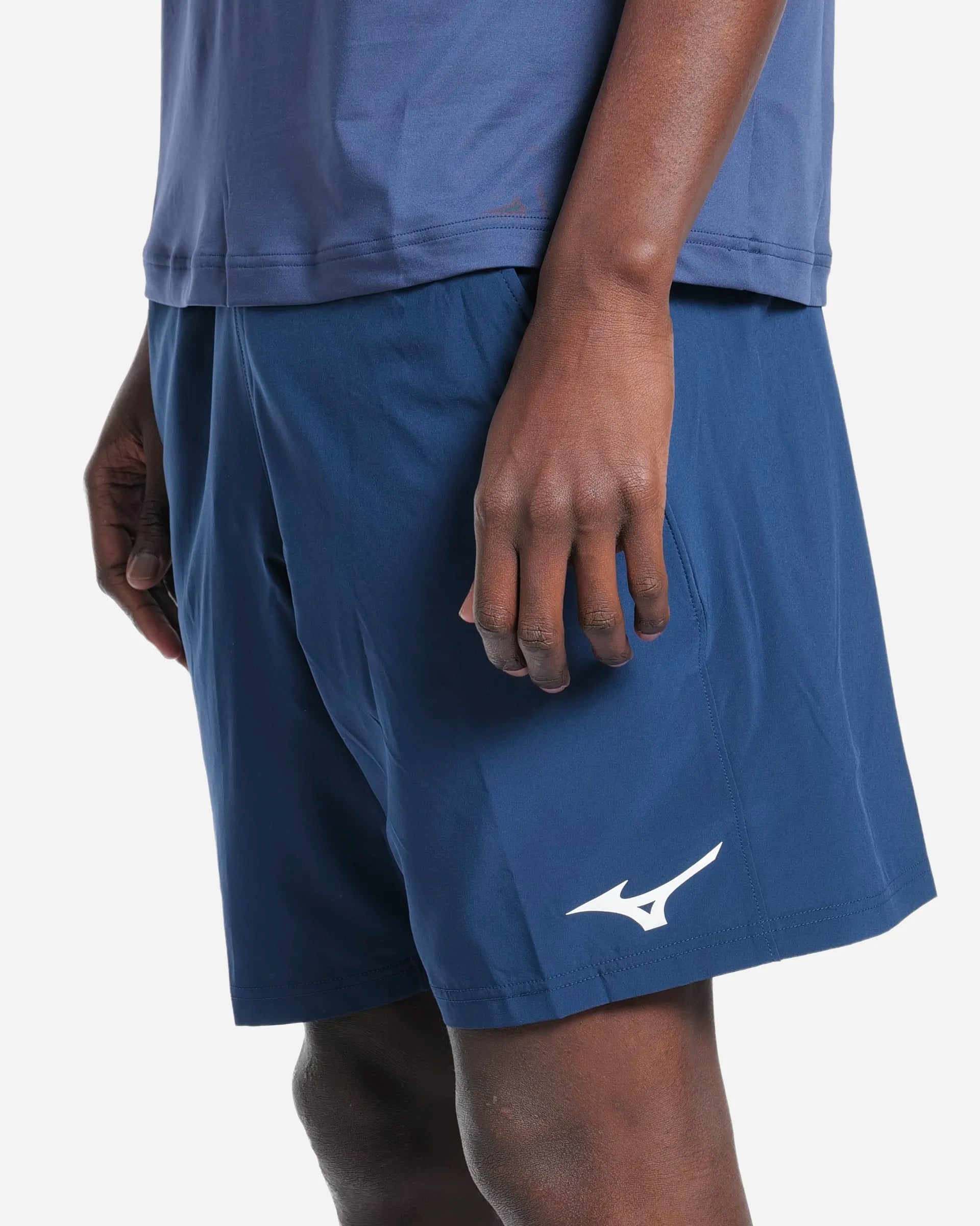 Tennis 8 In Flex Short Blue/White