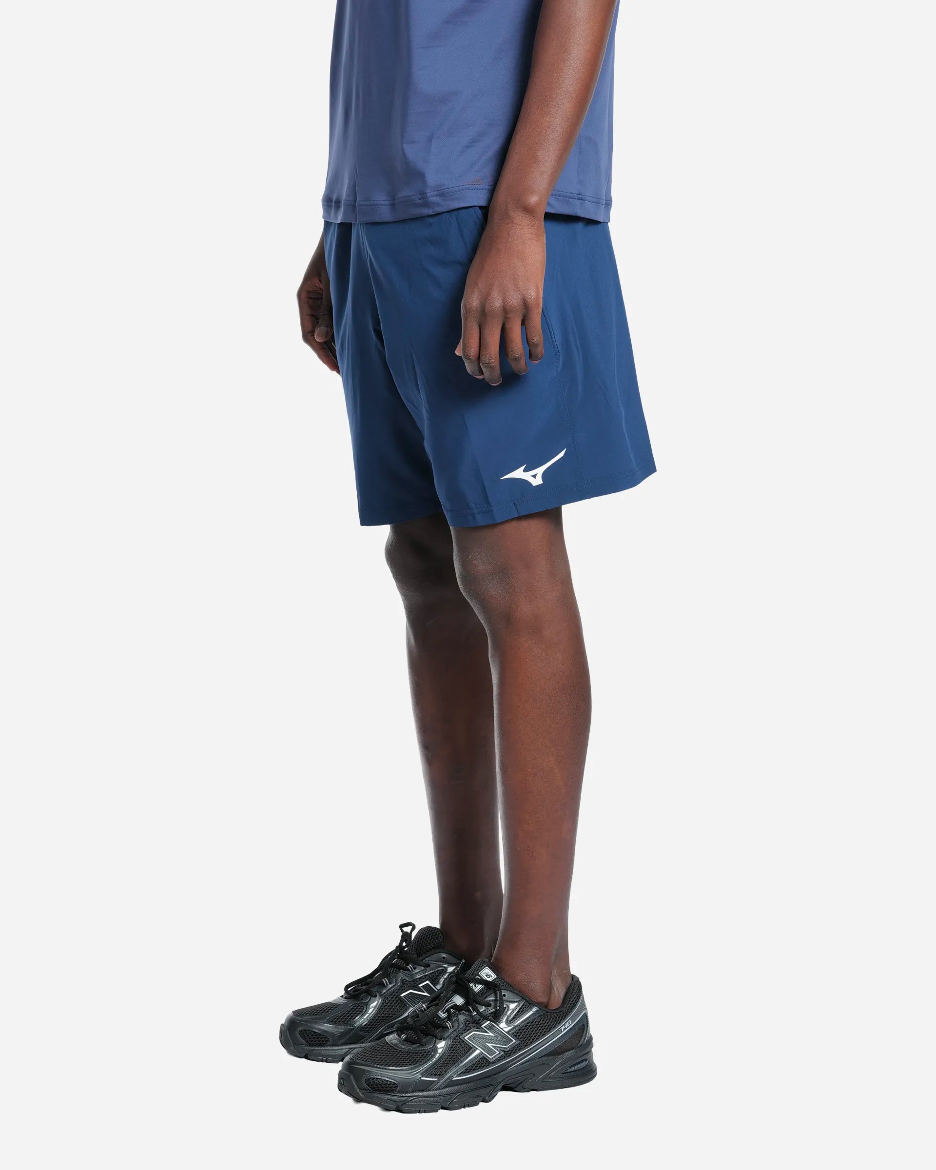 Tennis 8 In Flex Short Blue/White