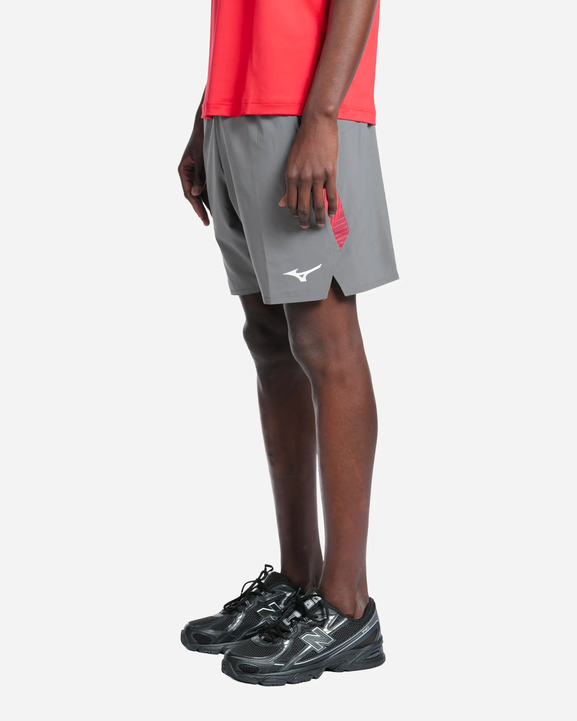 Tennis 7 Inches Amplify Short Grey/Red