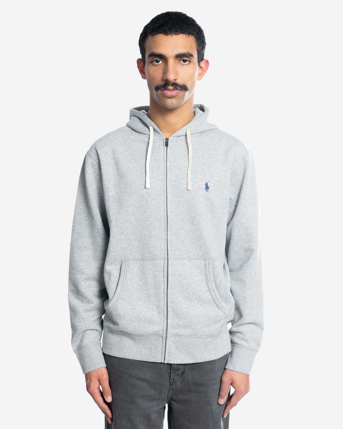 Hoodie en Coton Zippé