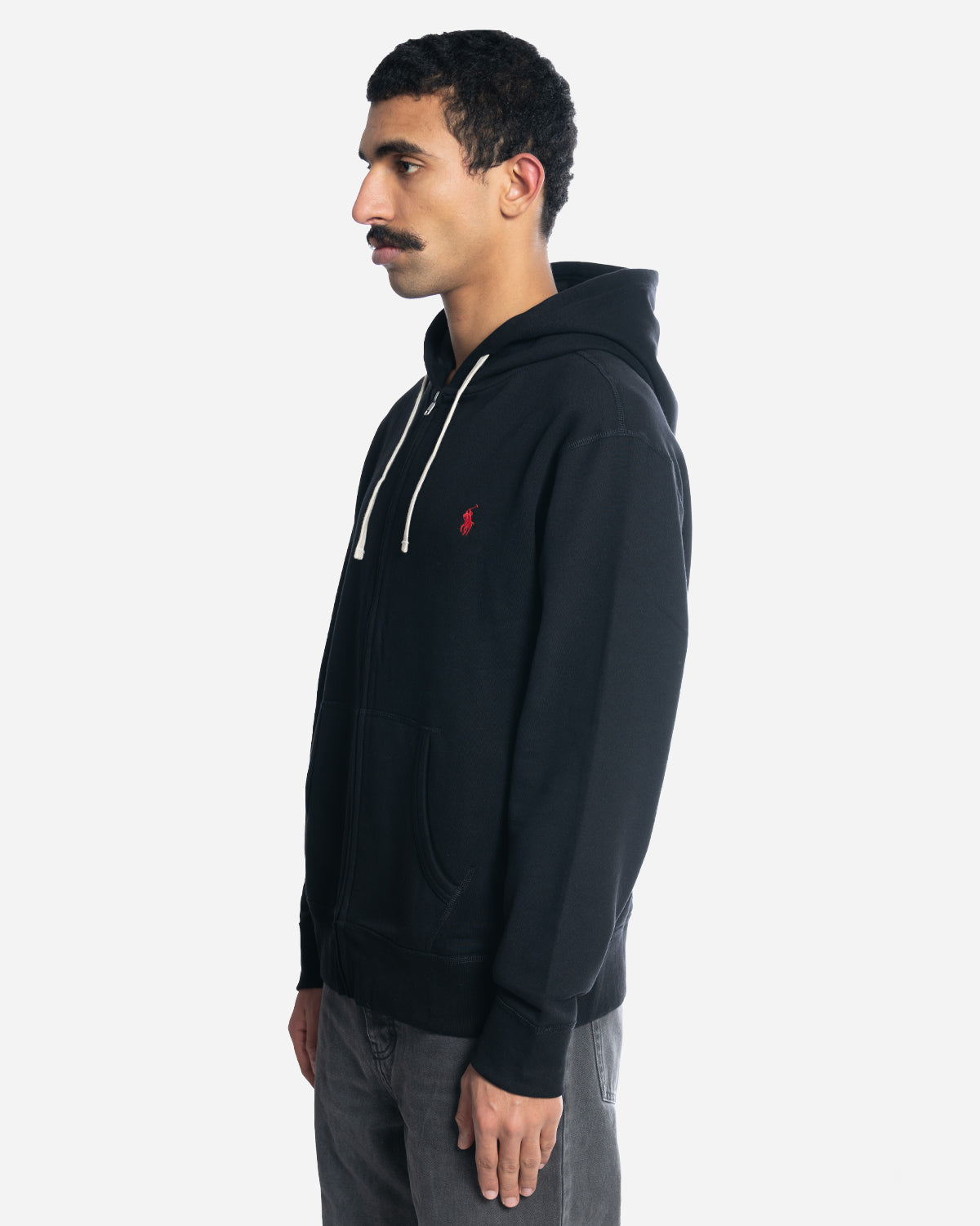 Hoodie en Coton Zippé