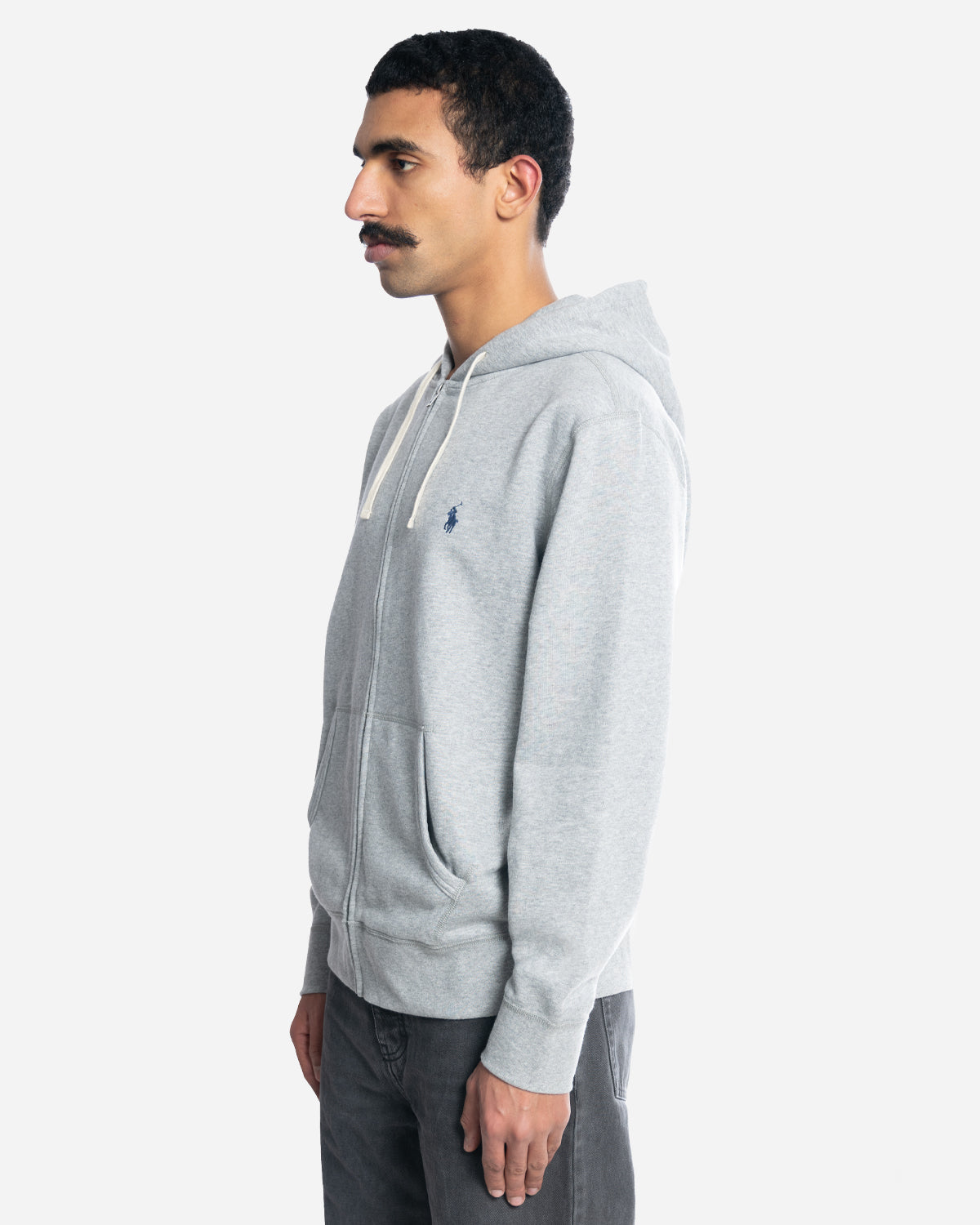 Hoodie en Coton Zippé