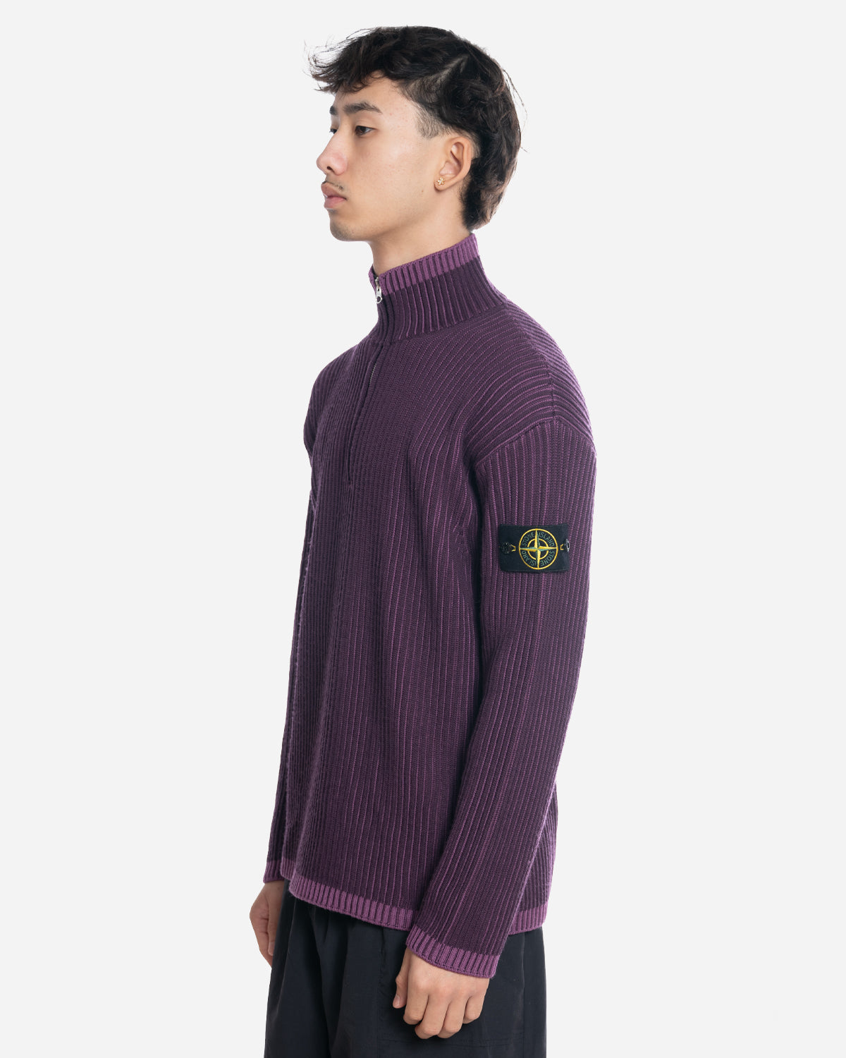 Pull À Col Zippé En Laine RWS