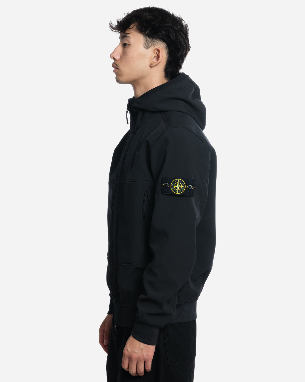 Veste Zippée Patch Logo Black