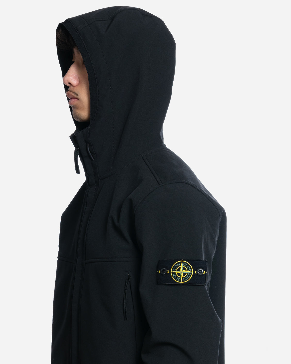 Veste Zippée Patch Logo Black