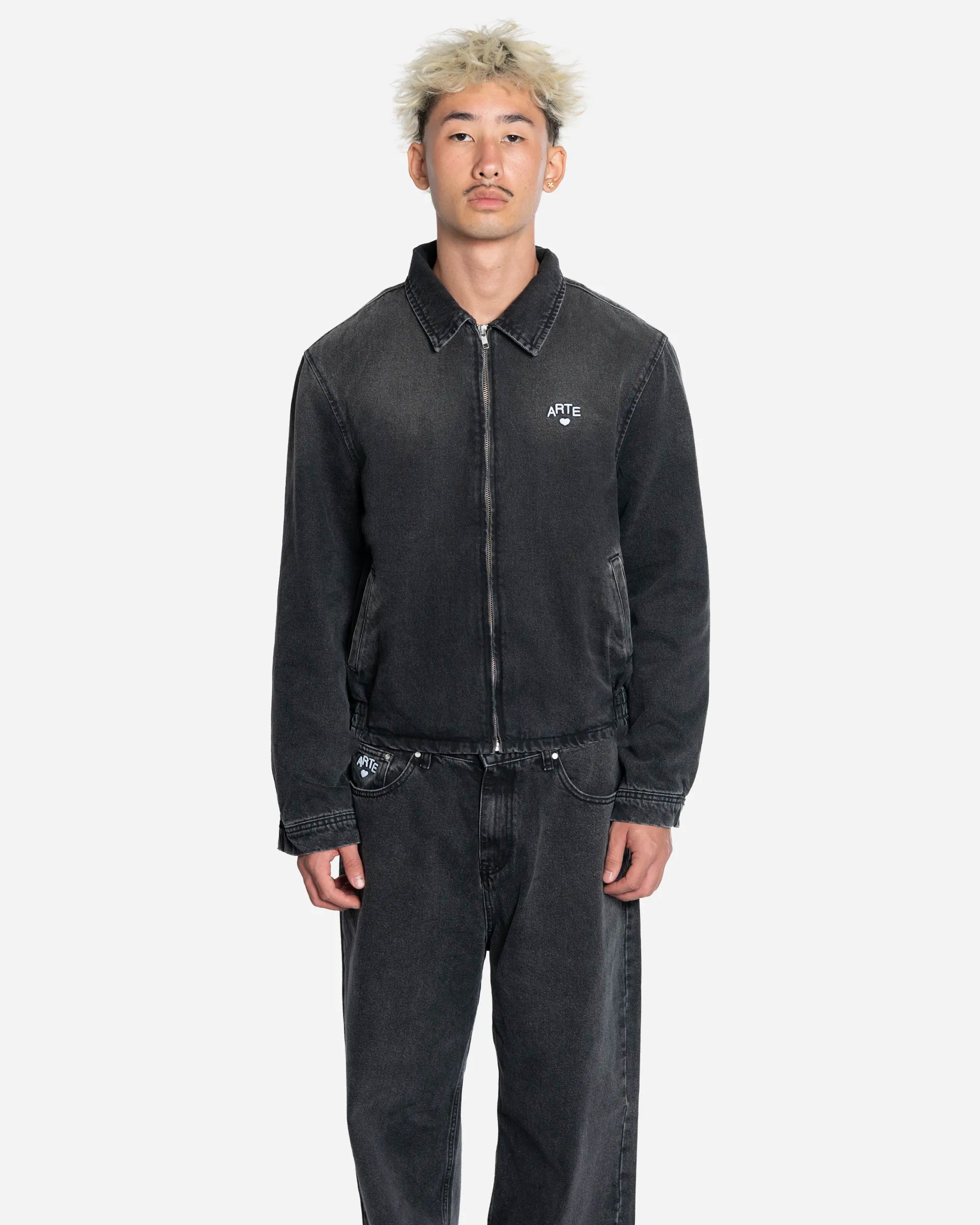 Veste en Denim Délavé