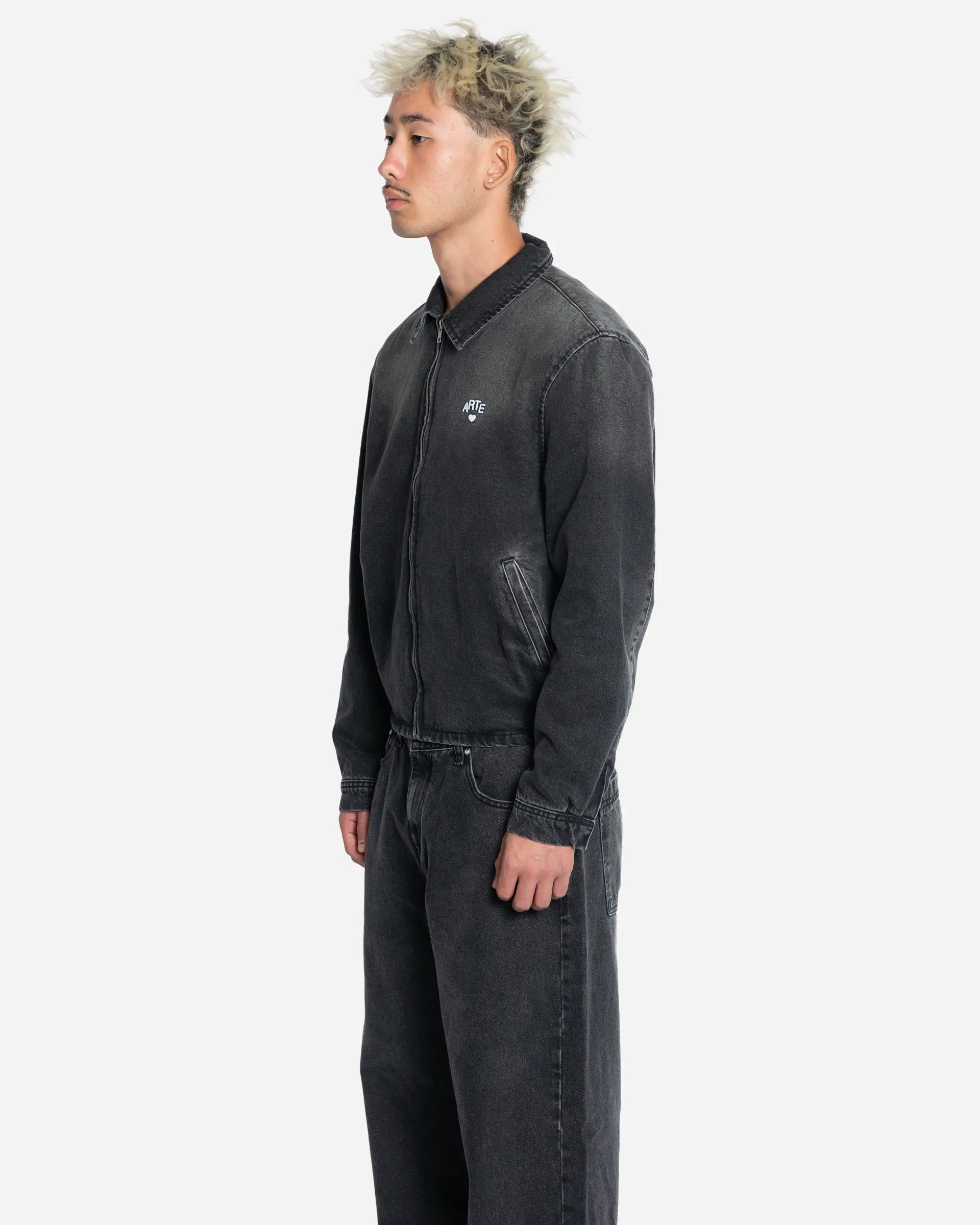 Veste en Denim Délavé