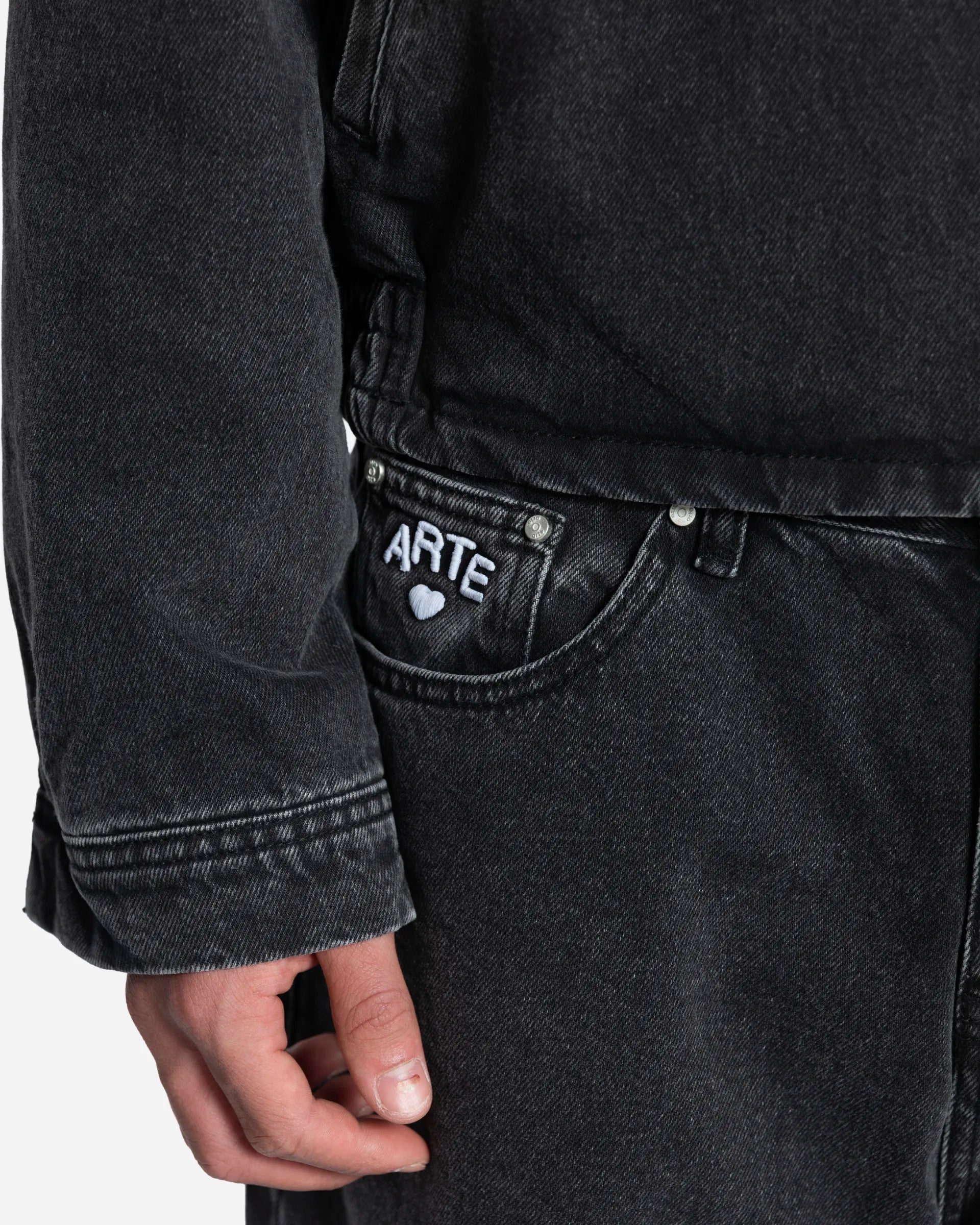 Pantalon en Denim Delavé Cor