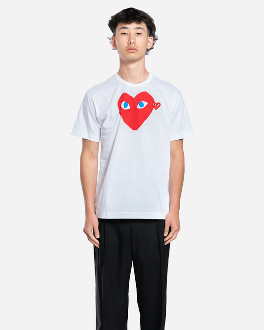 T-SHIRT RED EMBLEM KNIT