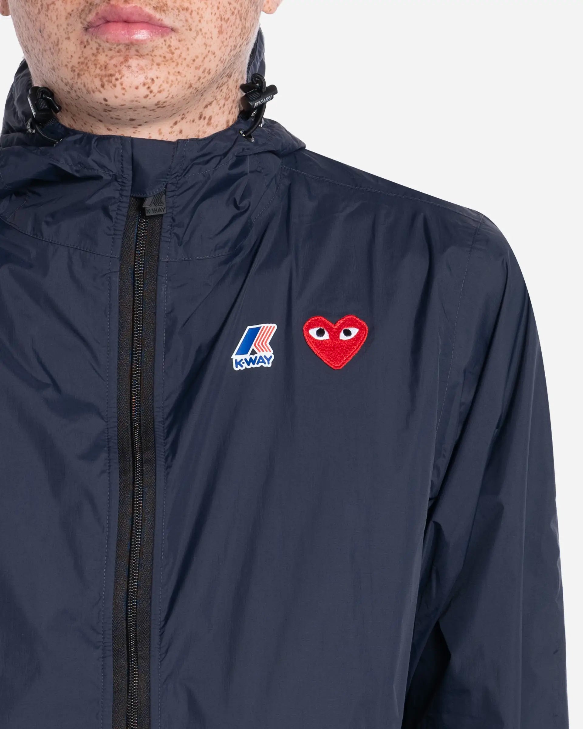 CDG Play x K-Way Full-Zip Jacket