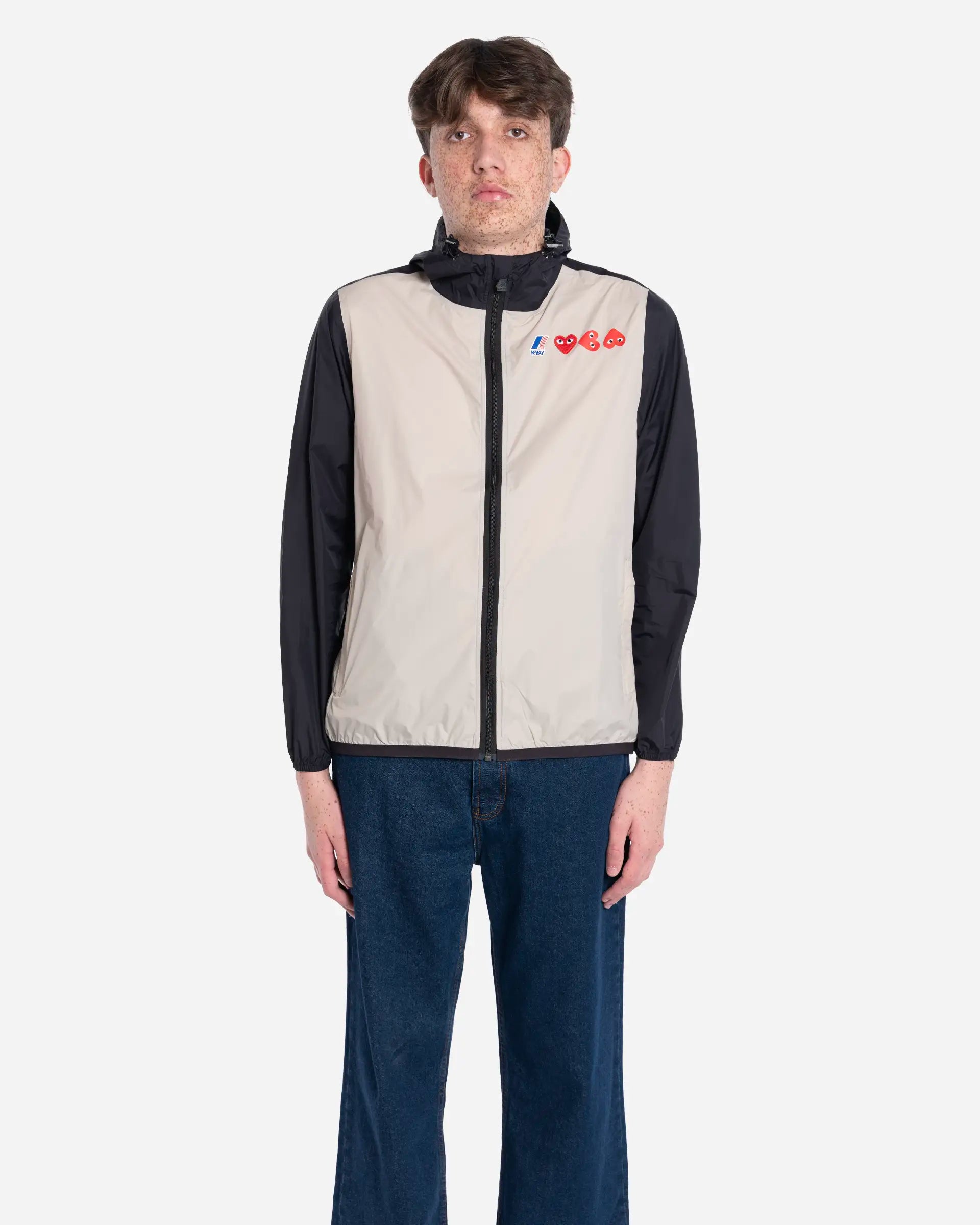 CDG Play x K-Way Full-Zip Jacket
