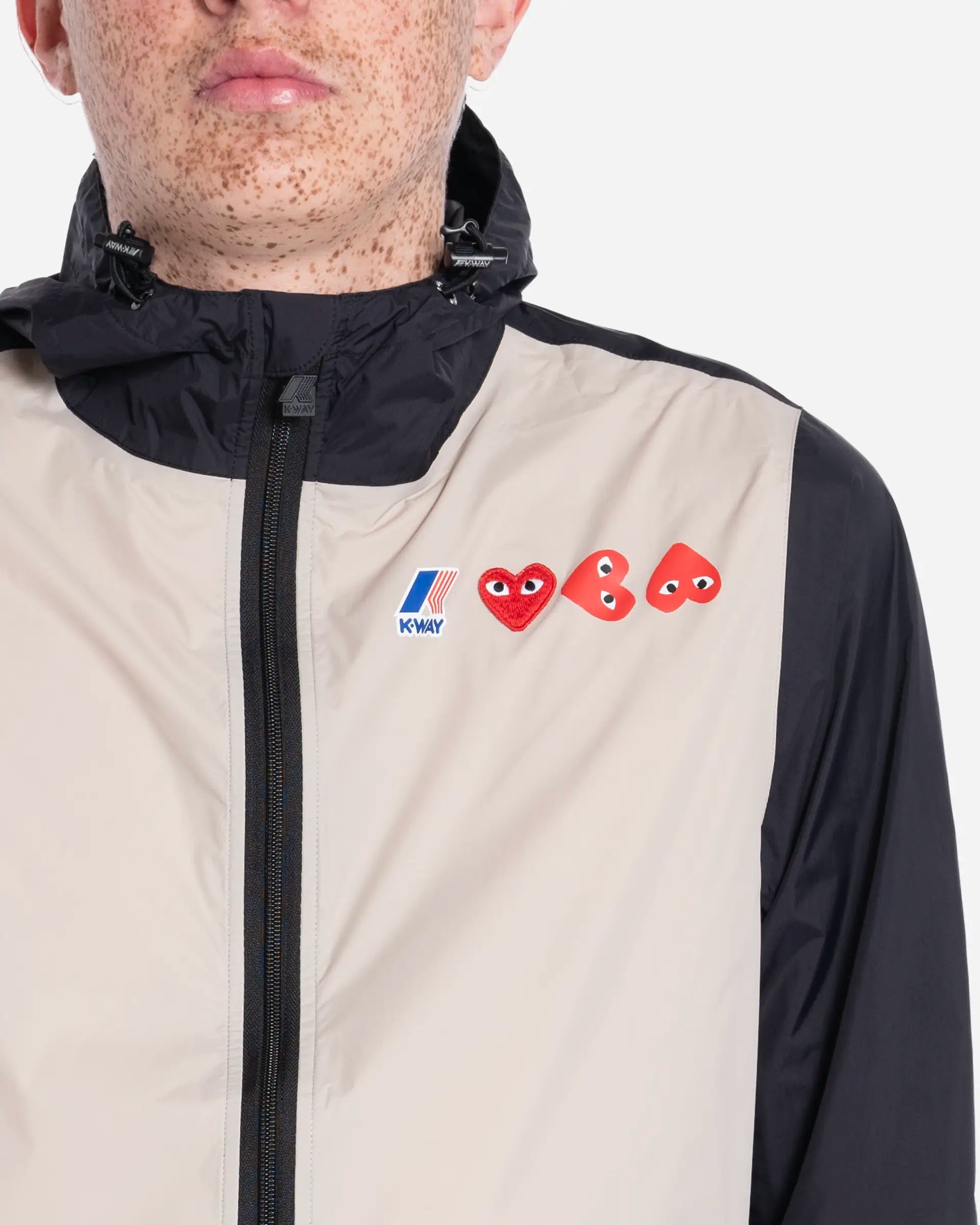 CDG Play x K-Way Full-Zip Jacket