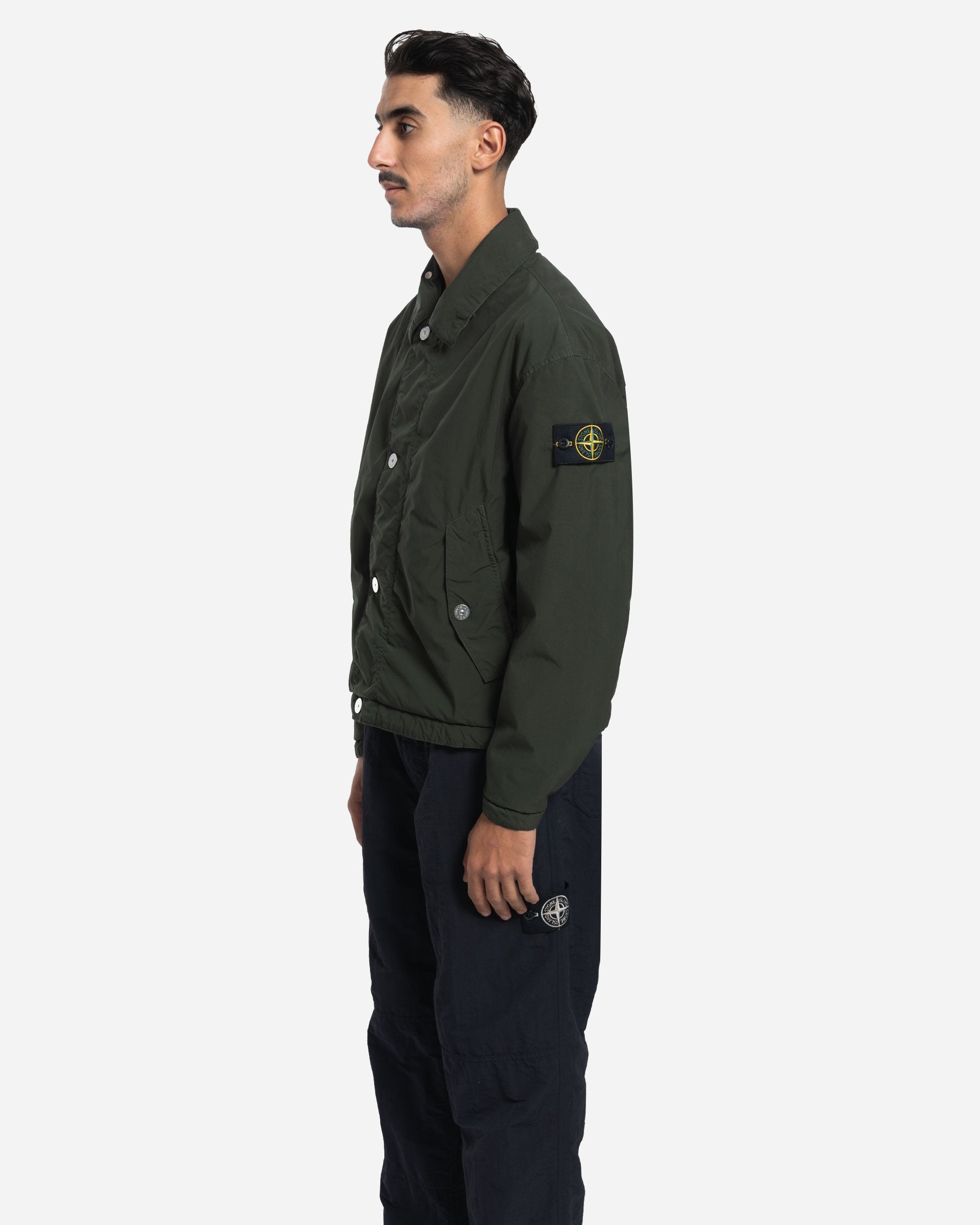 Blouson de Coach Vert Juniper