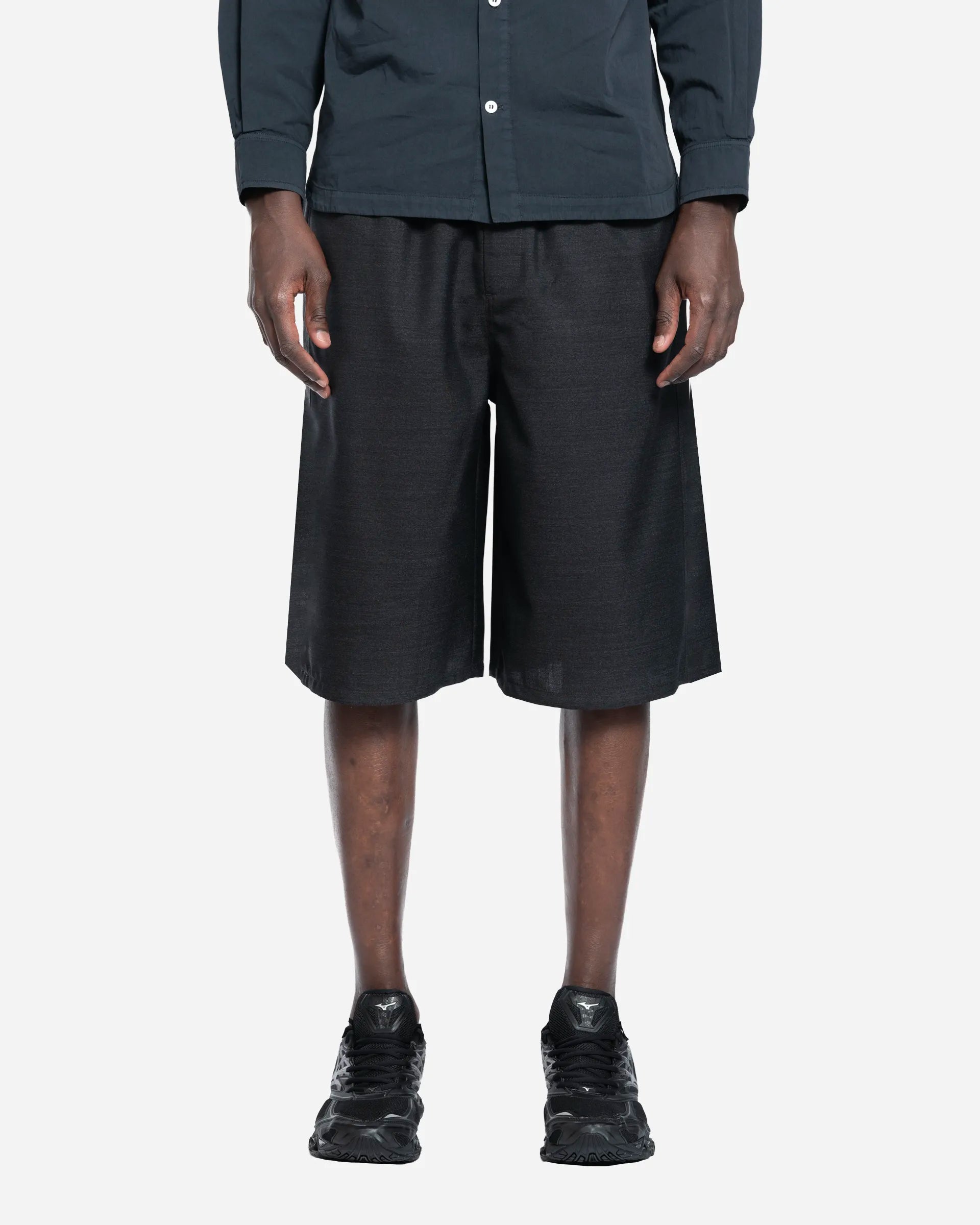 Short Ample en Coton Dark Grey