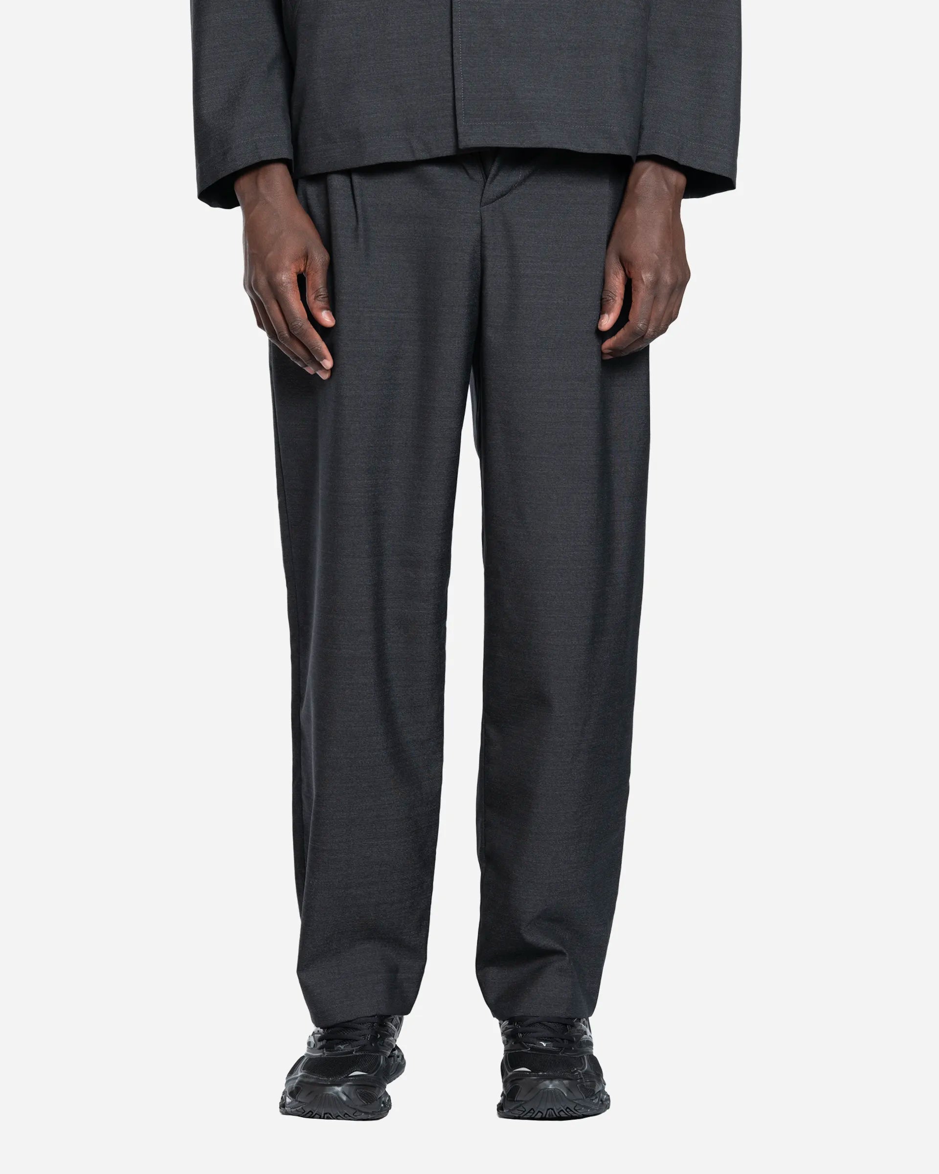 Pantalon à Deux Plis Dark Grey