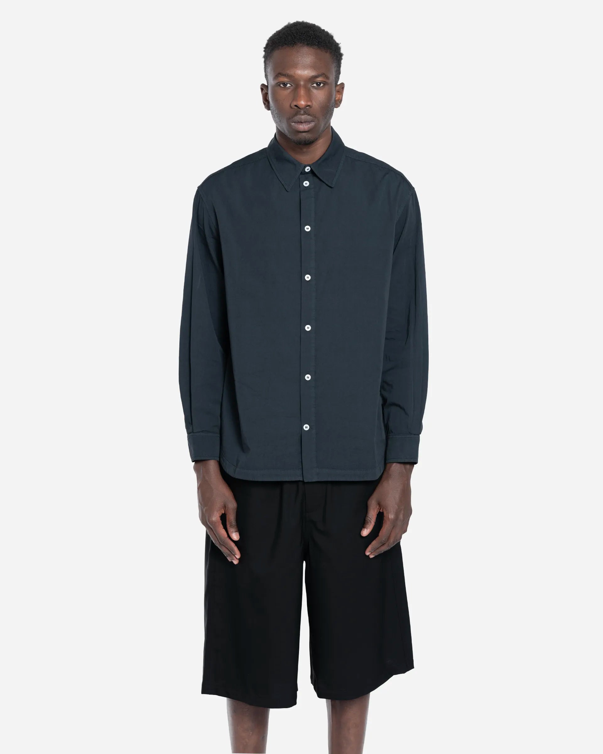 Chemise Everyday en Soie Noir