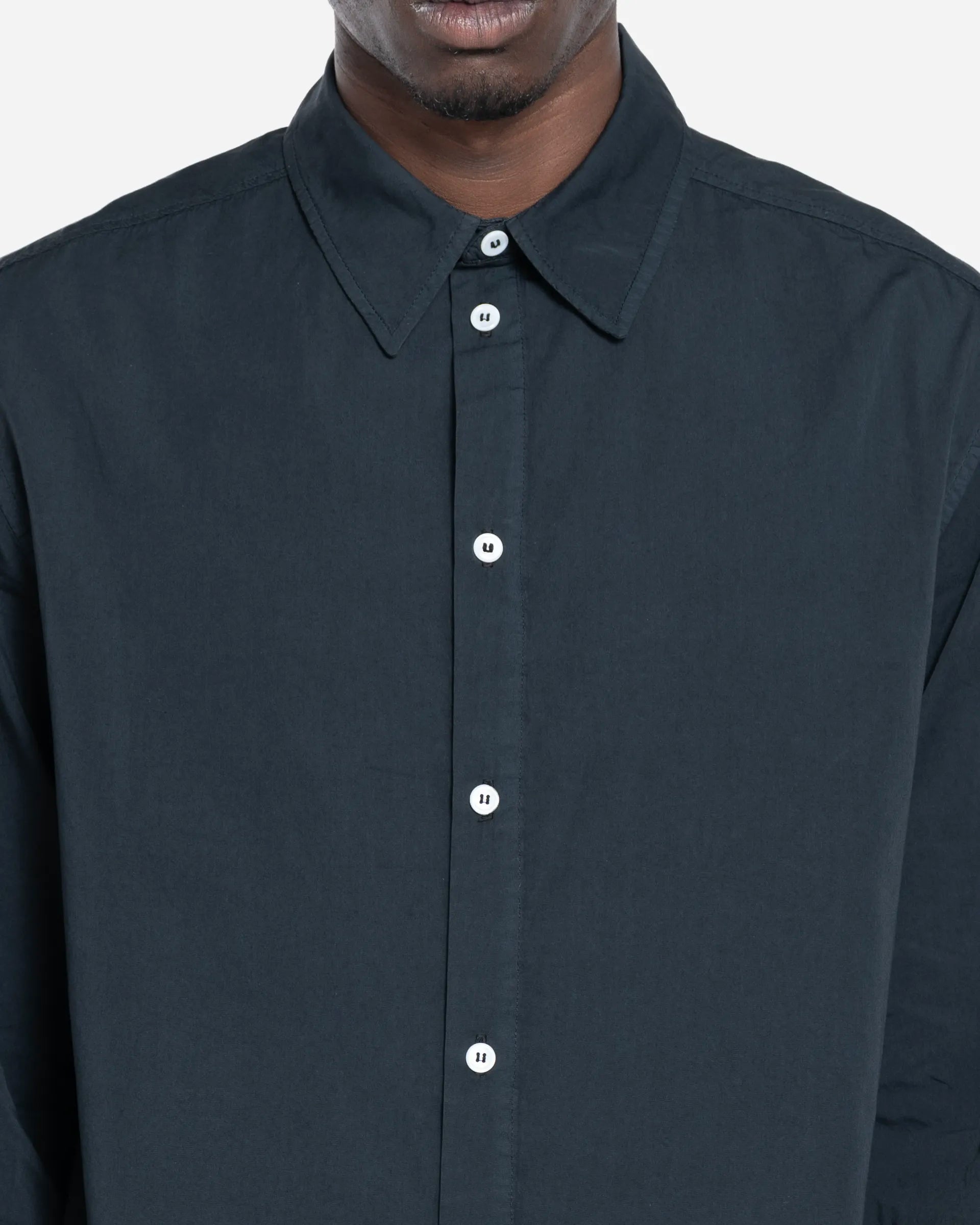 Chemise Everyday en Soie Noir