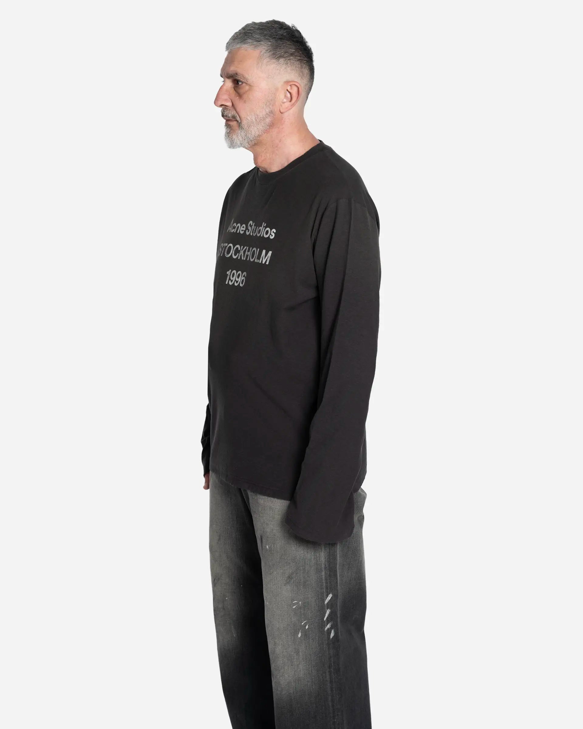 T-Shirt avec Logo Manches Longues