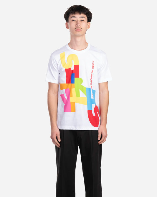 T-Shirt Knit White / Print