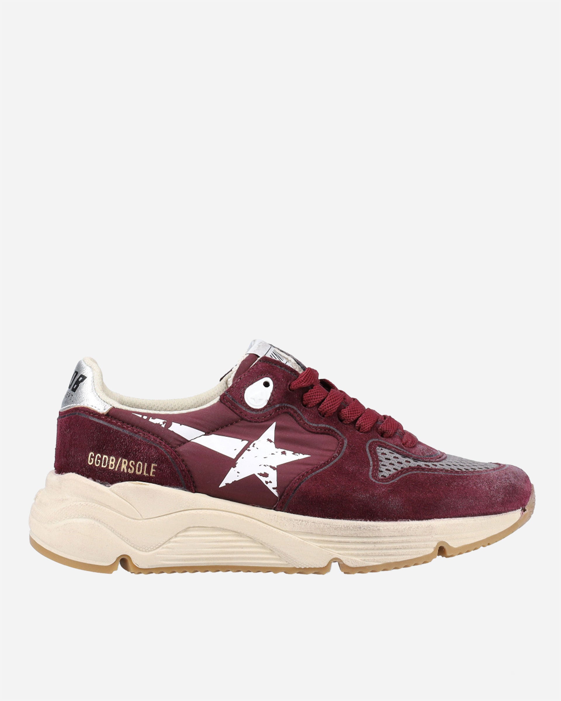 Running Sole Bordeaux/White/Silver