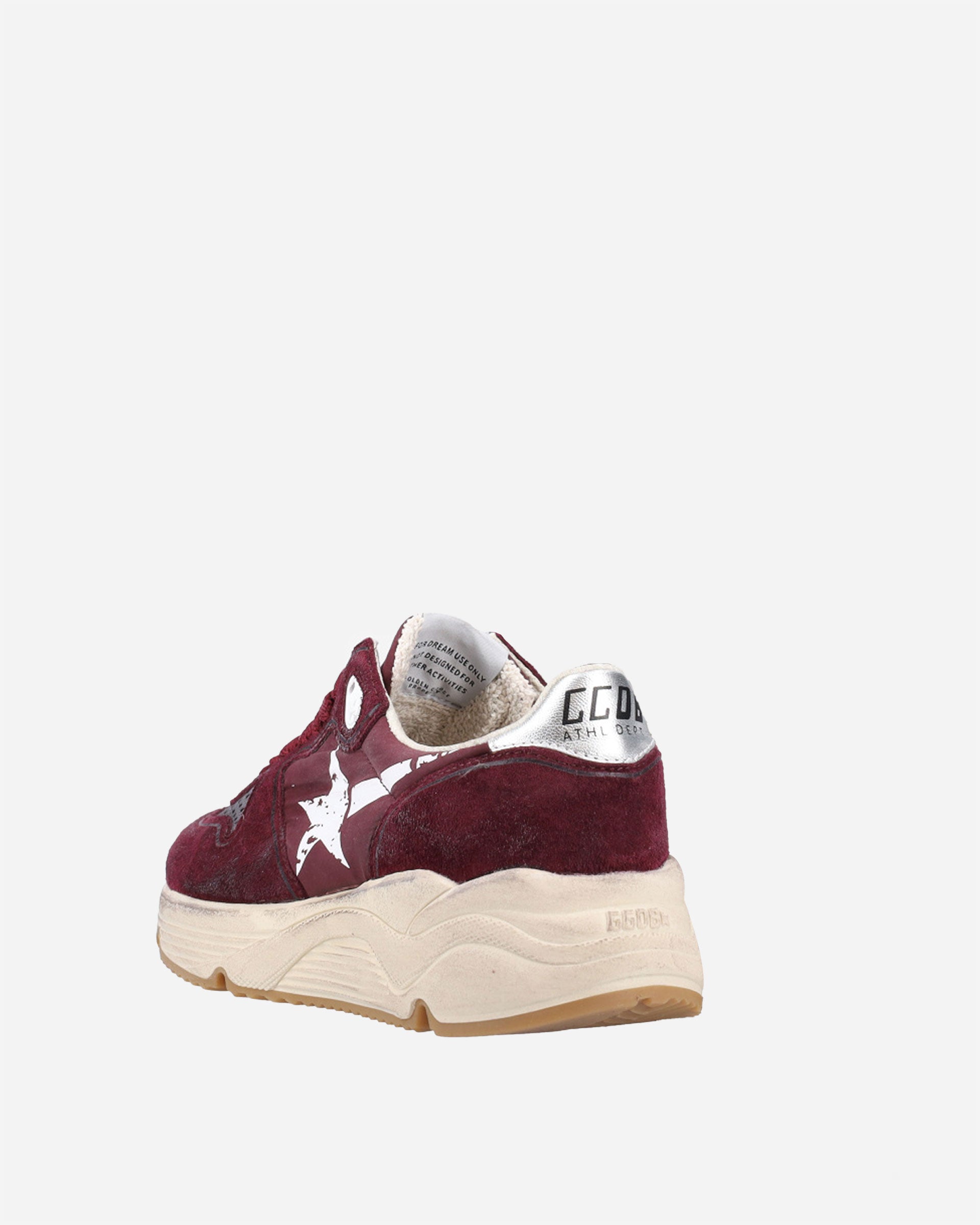 Running Sole Bordeaux/White/Silver